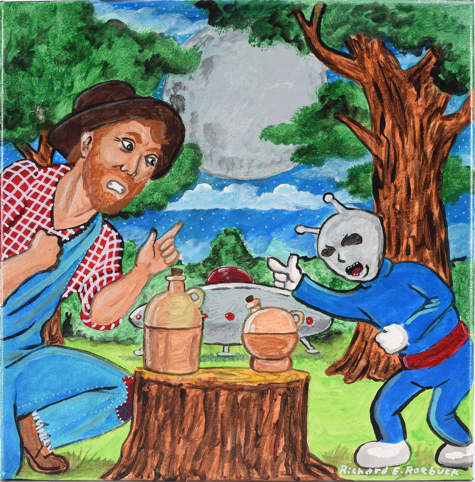 Richard Roebuck Painting: Richard Roebuck Painting