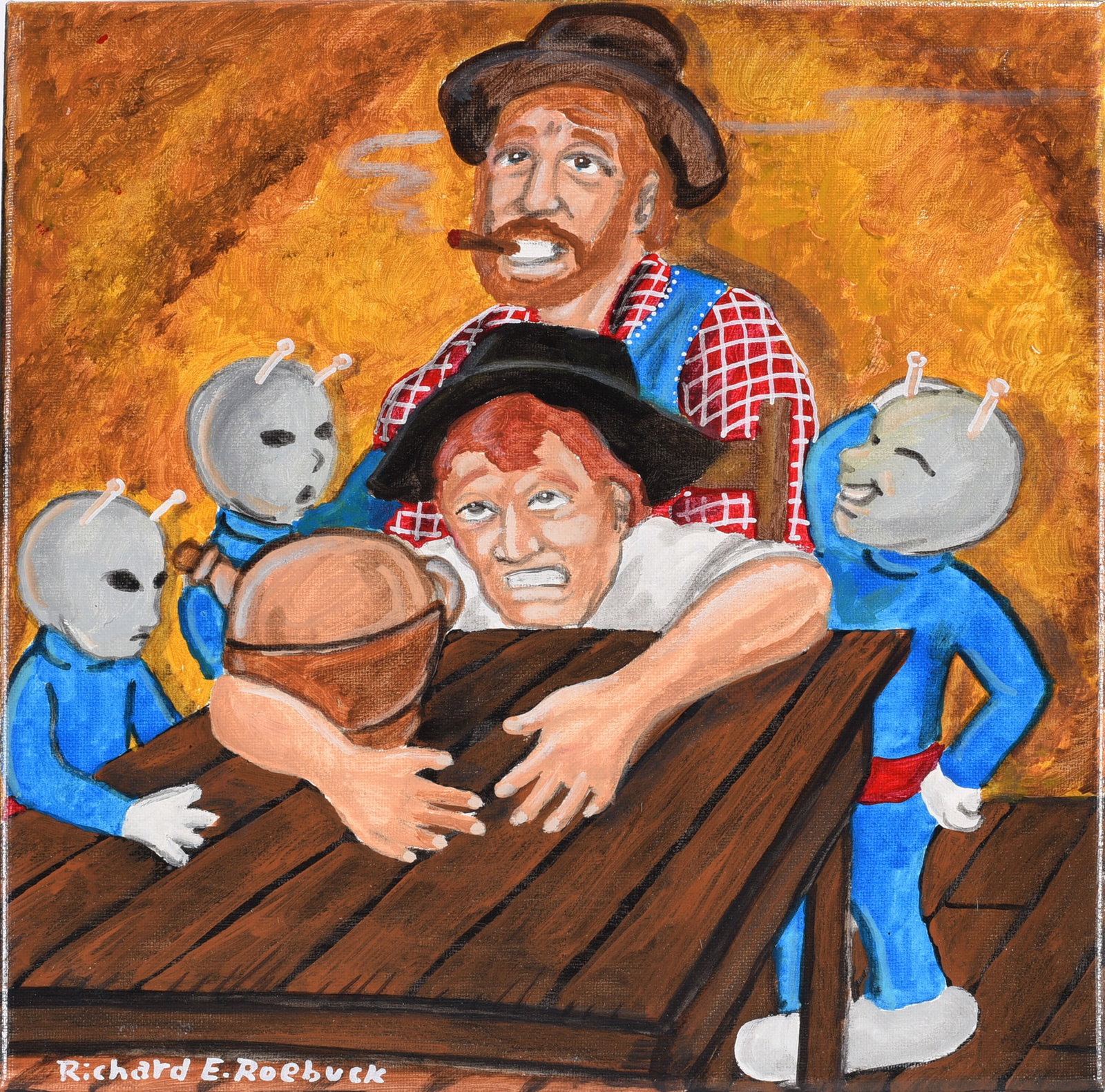 Richard Roebuck Painting: Richard Roebuck Painting