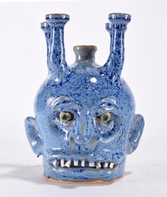 Marvin Bailey Candelabra Face Jug