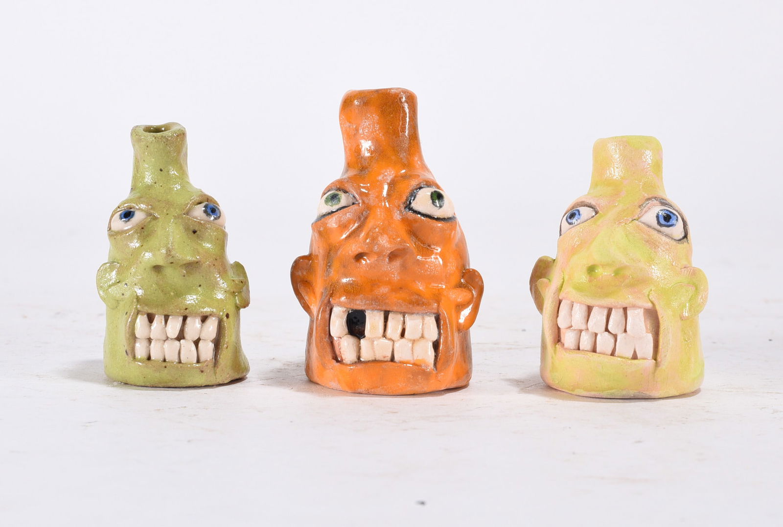 Stacy Lambert Miniature Face Jug Group (1 of 3)