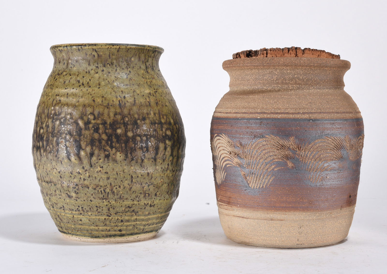 North Carolina Pottery Vase Group: North Carolina Pottery Vase Group