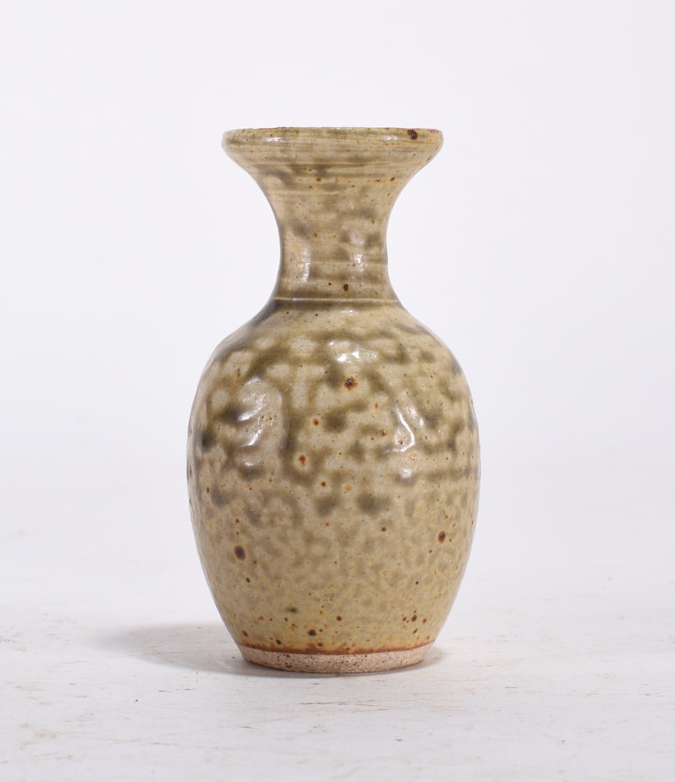North Carolina Salt Glaze Pottery Miniature Vase: North Carolina Salt Glaze Pottery Miniature Vase