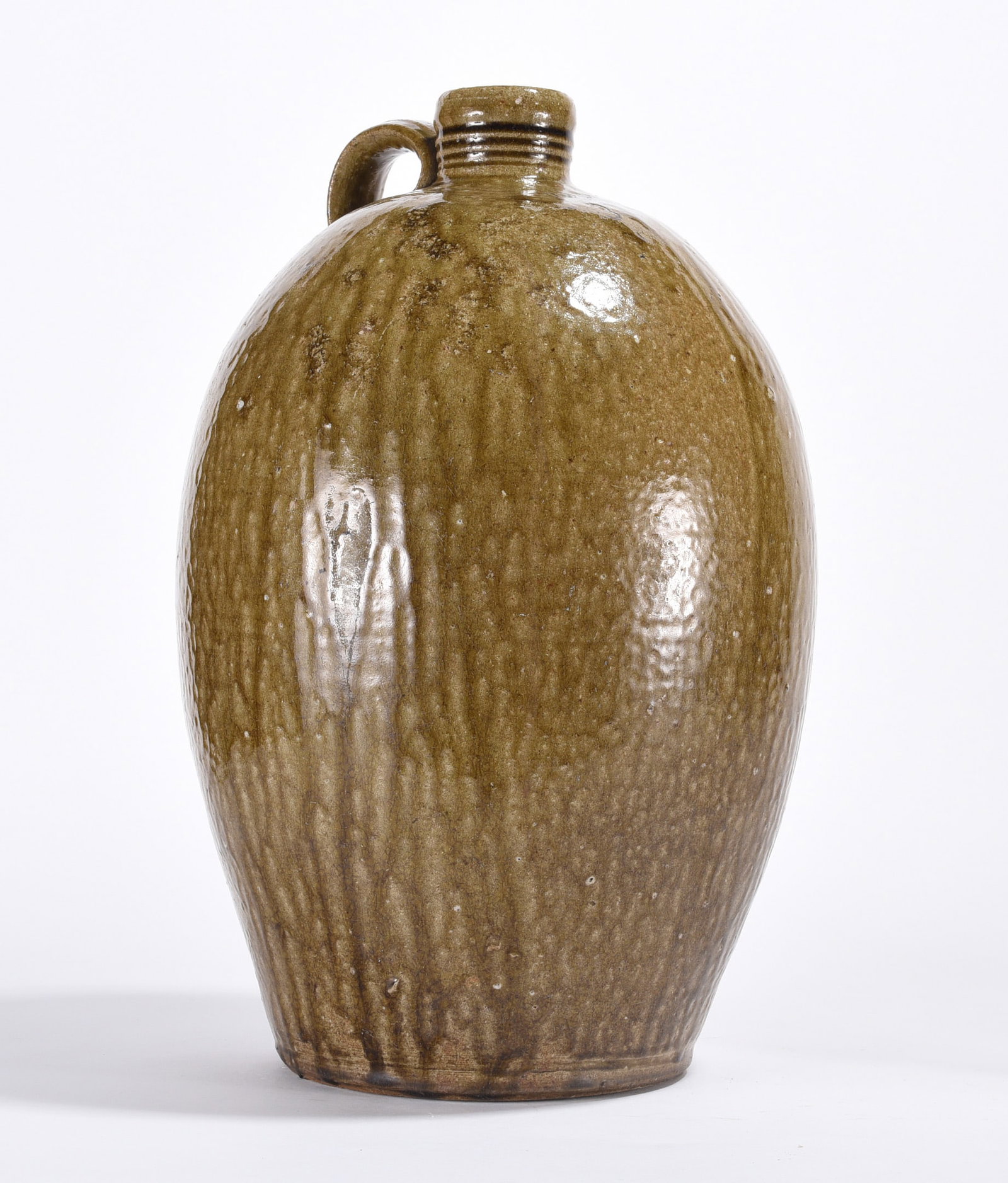 James Franklin Seagle Singed Pottery Jug: James Franklin Seagle Singed Pottery Jug