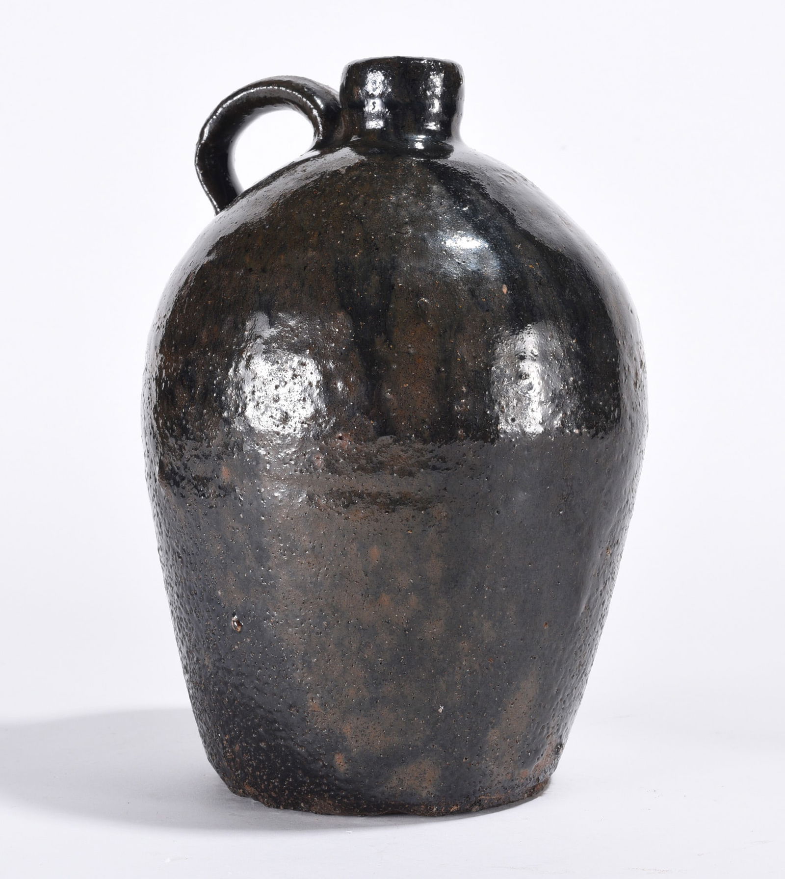 Daniel Hartsoe Signed Pottery Jug: Daniel Hartsoe Signed Pottery Jug