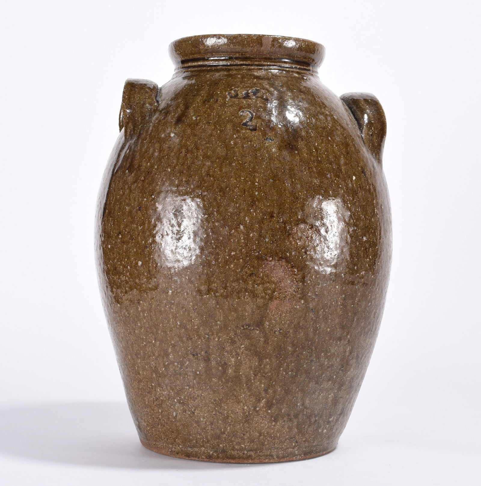 James Franklin Seagle Singed Pottery Jar: James Franklin Seagle Singed Pottery Jar
