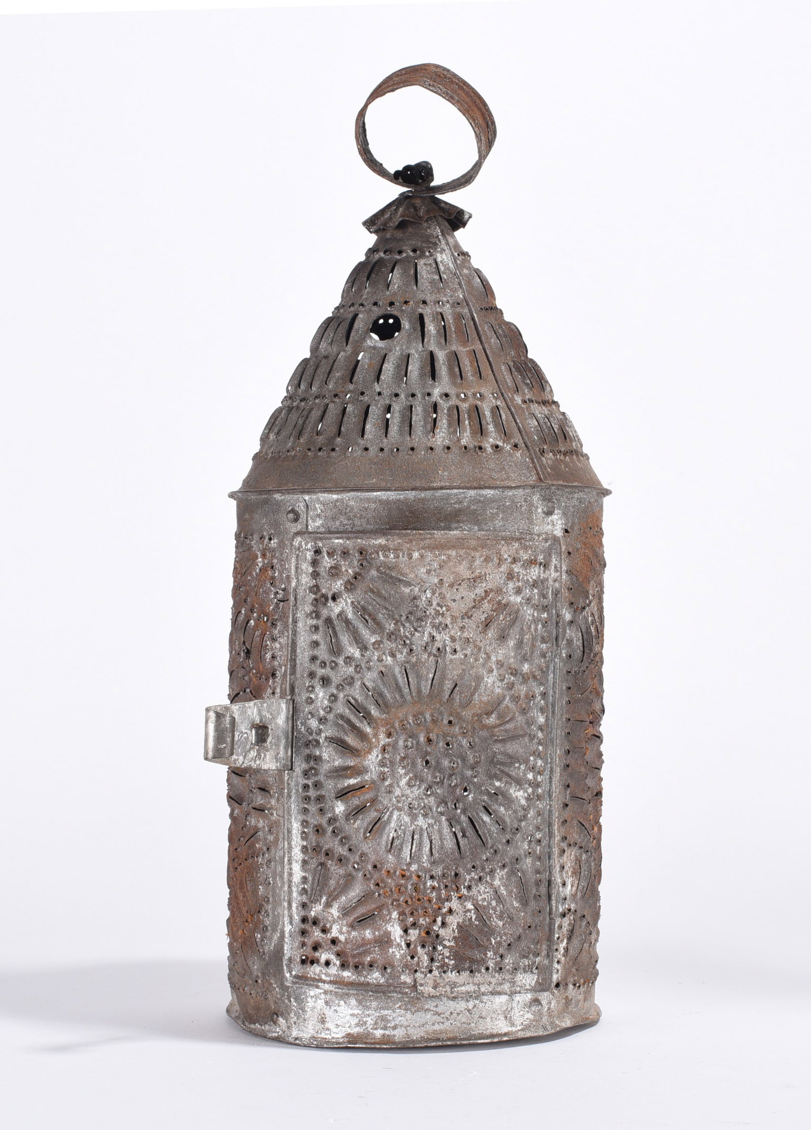 Antique Punched Tin Lantern (1 of 4)
