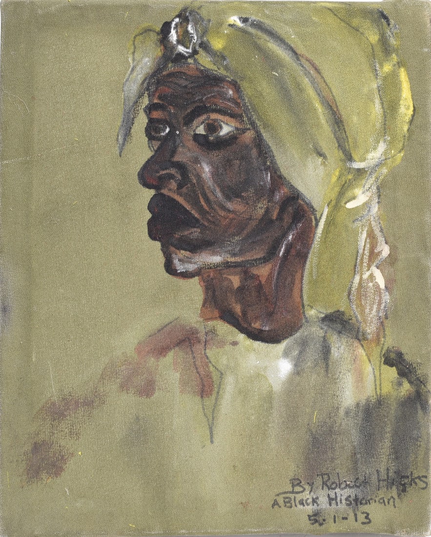 Robert Hicks Folk Painting (1 of 2)