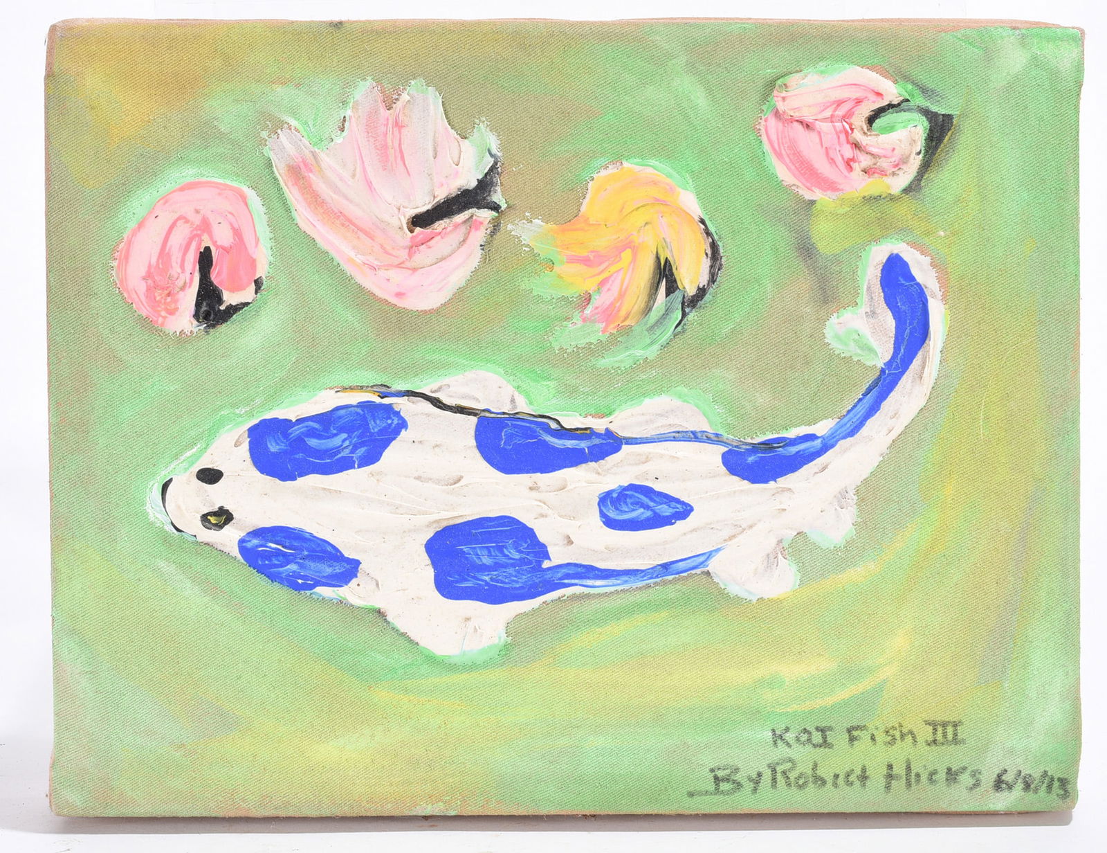 Robert Hicks Folk Painting (1 of 2)