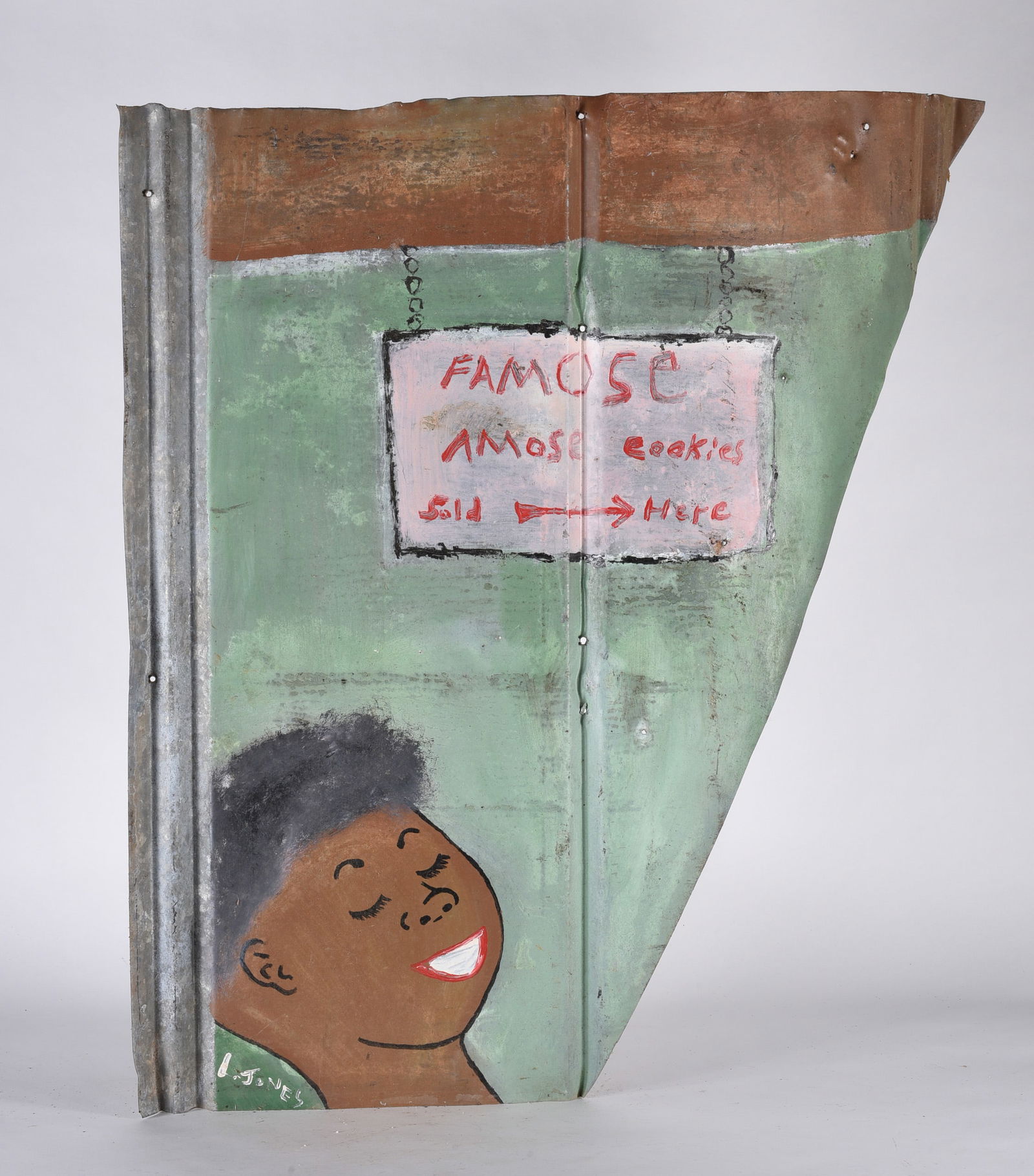 Leonard Jones Folk Art Painting (1 of 2)