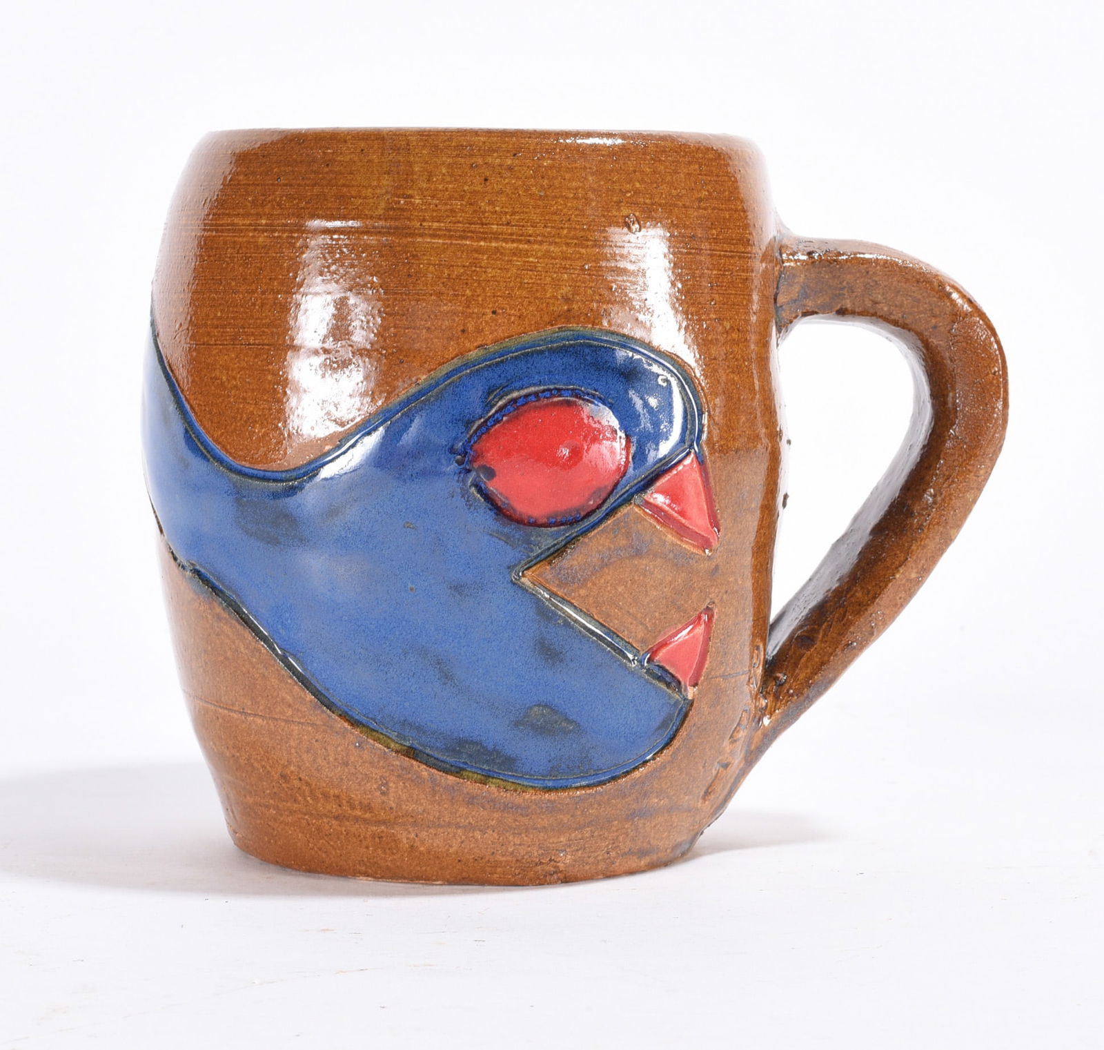 Randy Tobias Folk Pottery Mug (1 of 3)