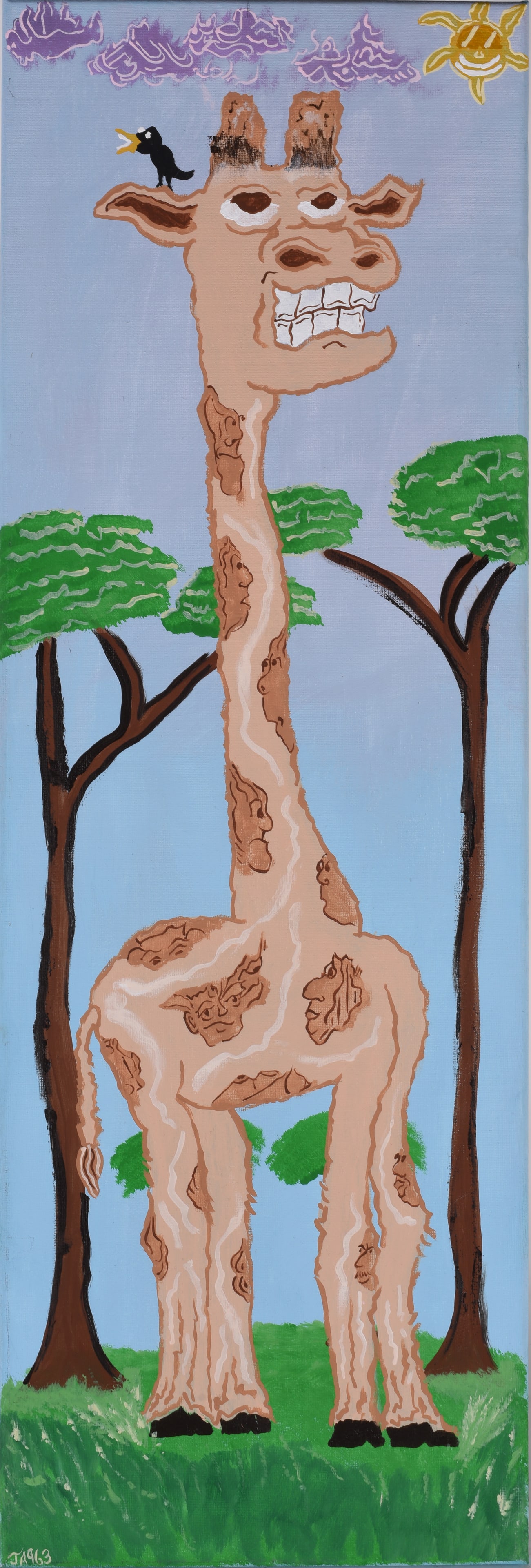 Jakym Clark (Isa) Outsider Art Painting (1 of 2)