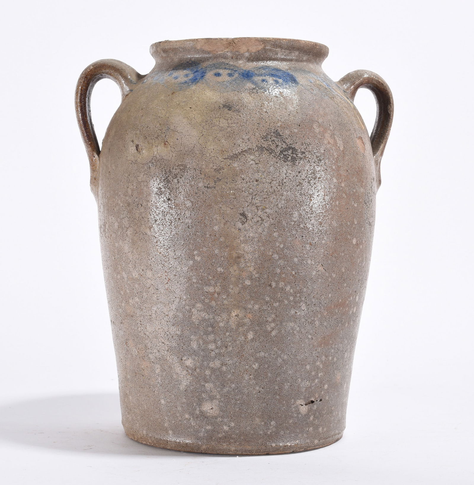New York Decorated Stoneware Jug ca. 1830 (1 of 7)