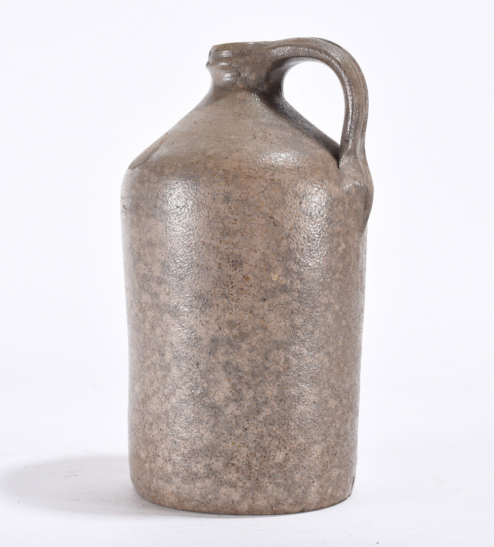 Piedmont NC Jug ca. 1860 Salt Glaze Pottery Jug (1 of 6)