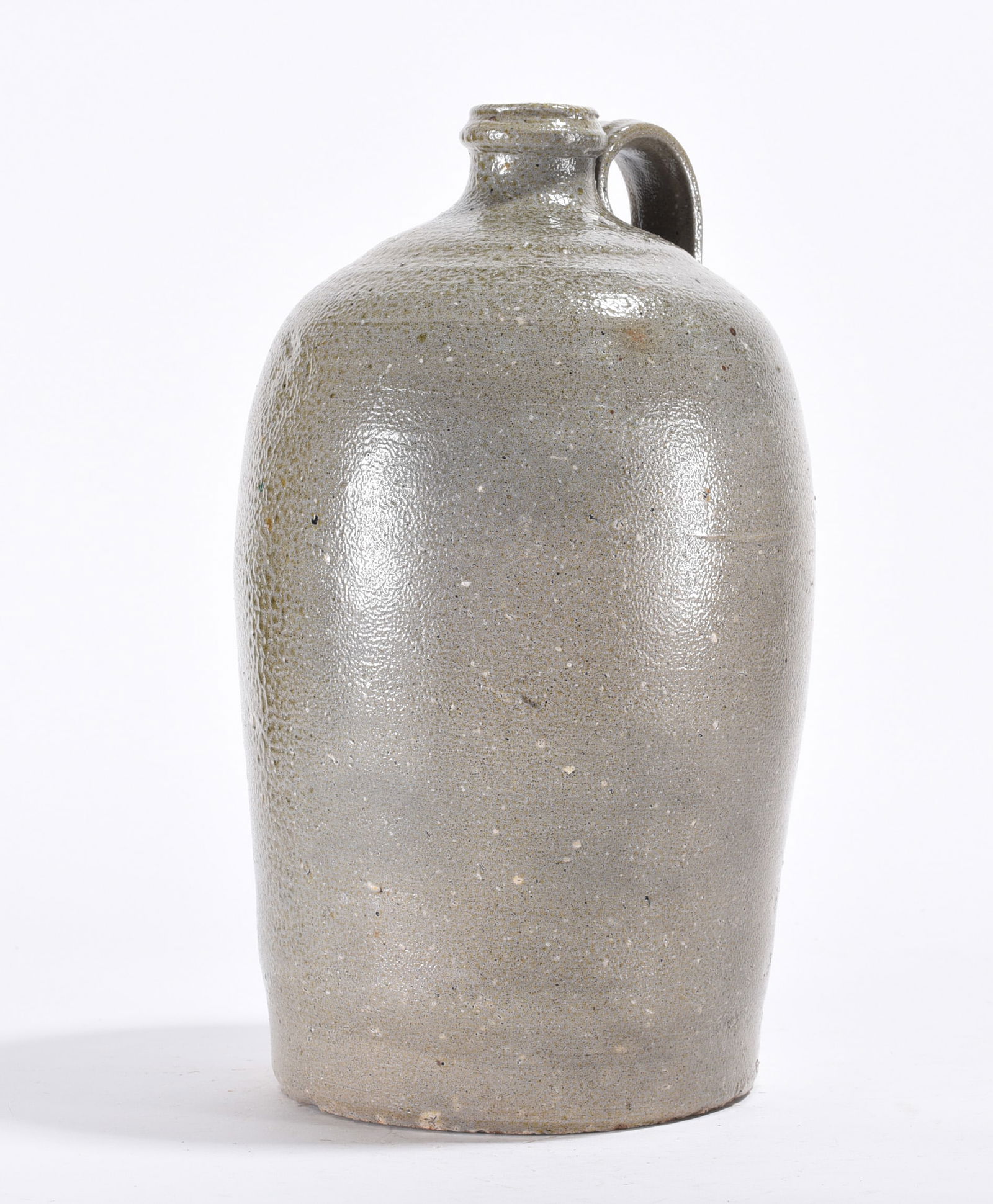 Piedmont NC Jug ca. 1860 Salt Glaze Pottery Jug (1 of 4)