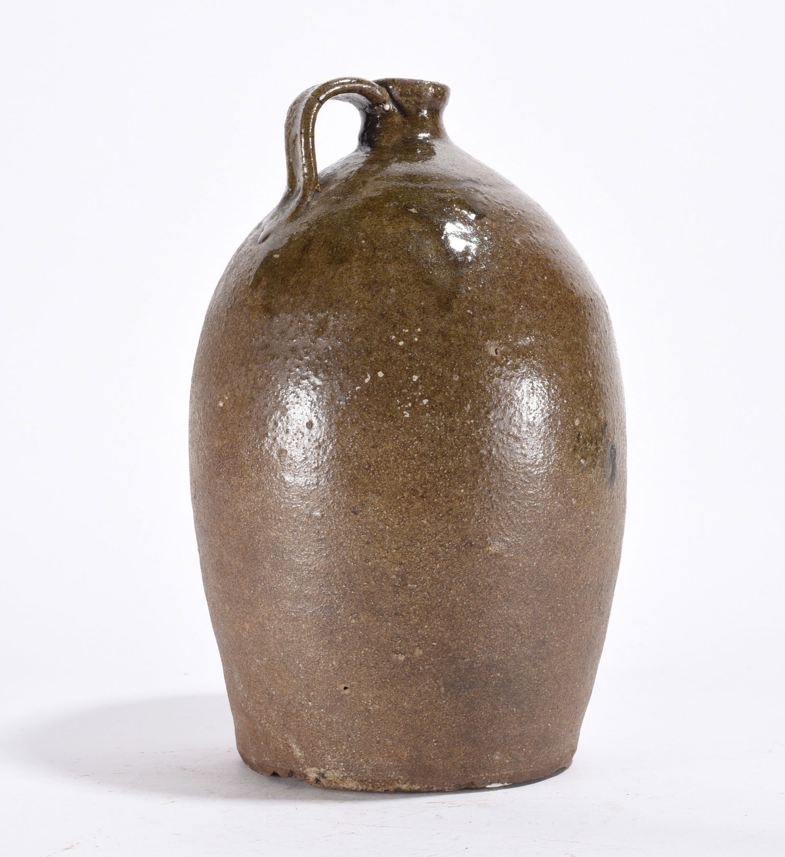 Catawba Valley Alkaline Glaze Jug ca. 1860 (1 of 5)