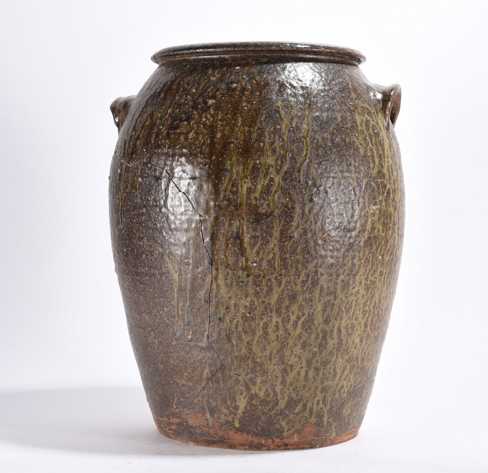 Catawba Valley Alkaline Glaze Storage Jar ca. 1860 (1 of 5)