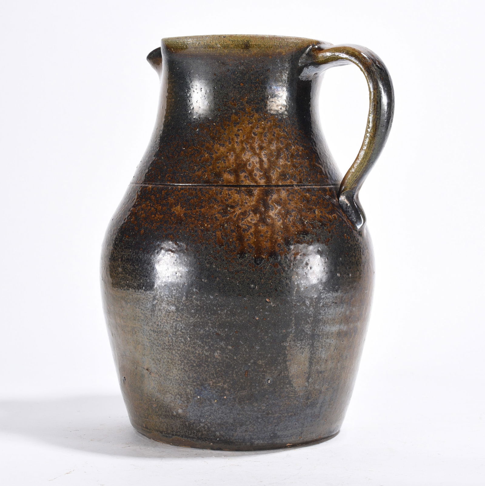 Upstate SC Pottery Pitcher ca. 1880 (1 of 6)