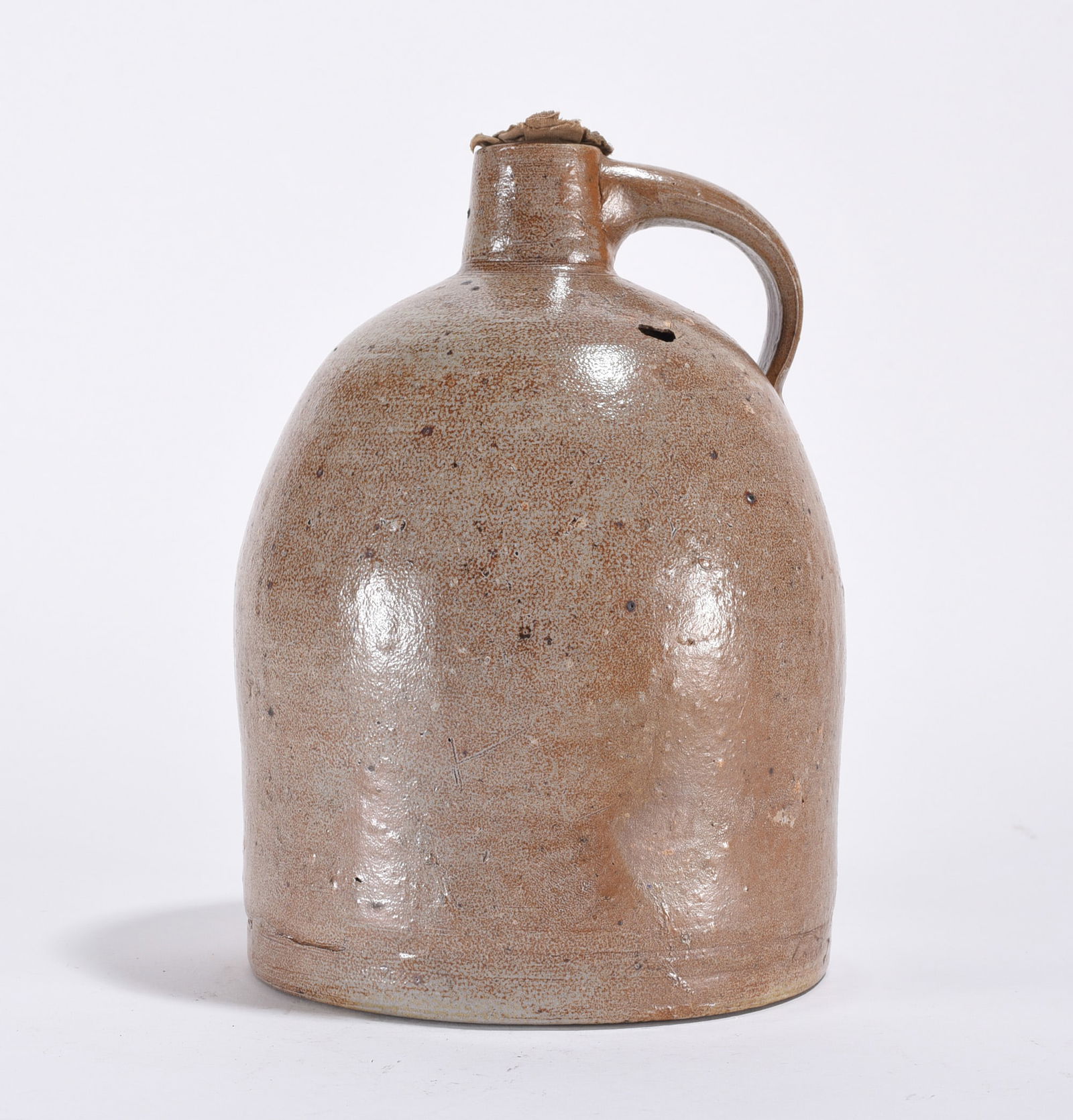 New England Pottery Jug ca. 1880 (1 of 3)
