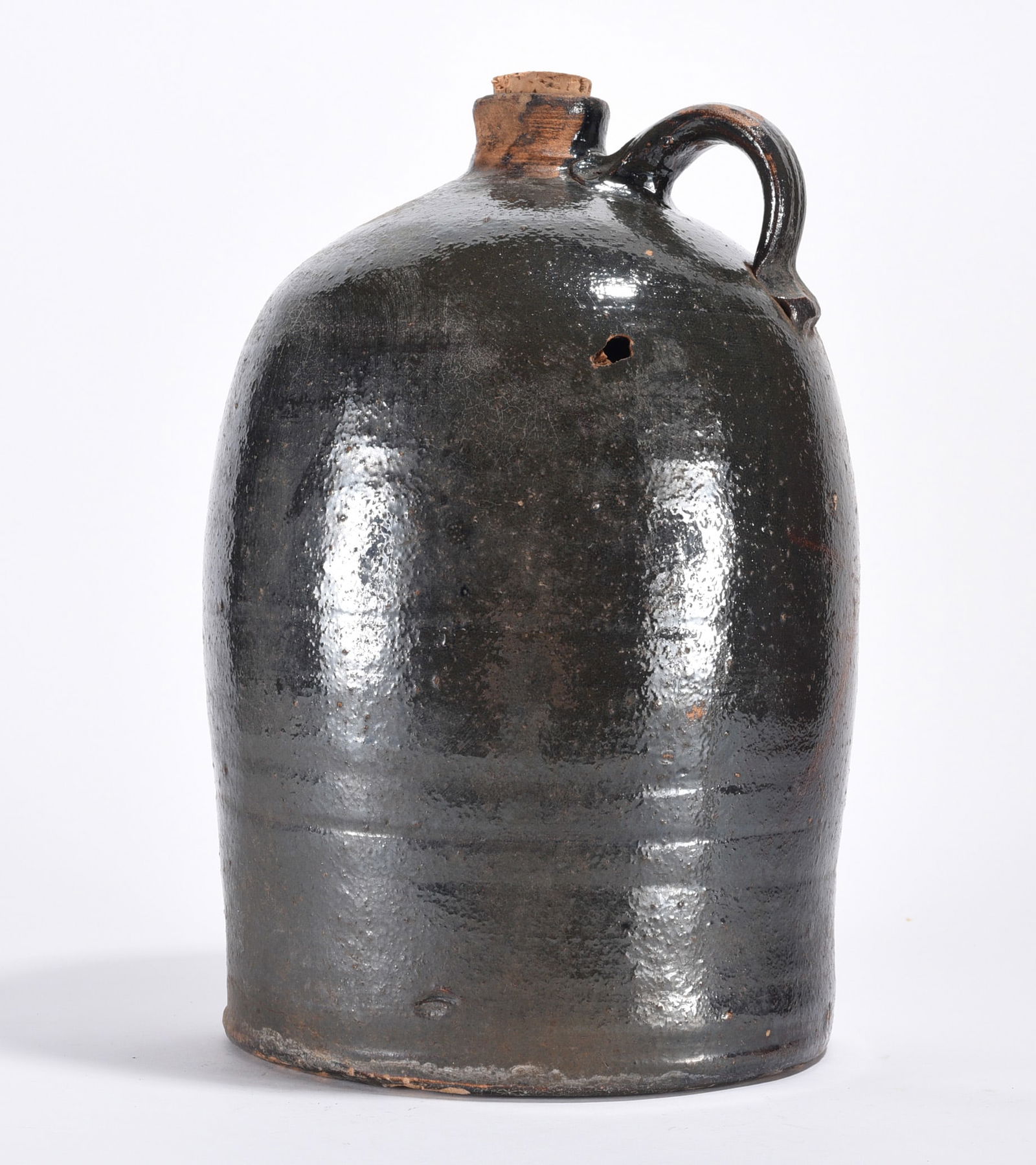 Georgia Pottery Jug ca. 1880: Georgia Pottery Jug ca. 1881