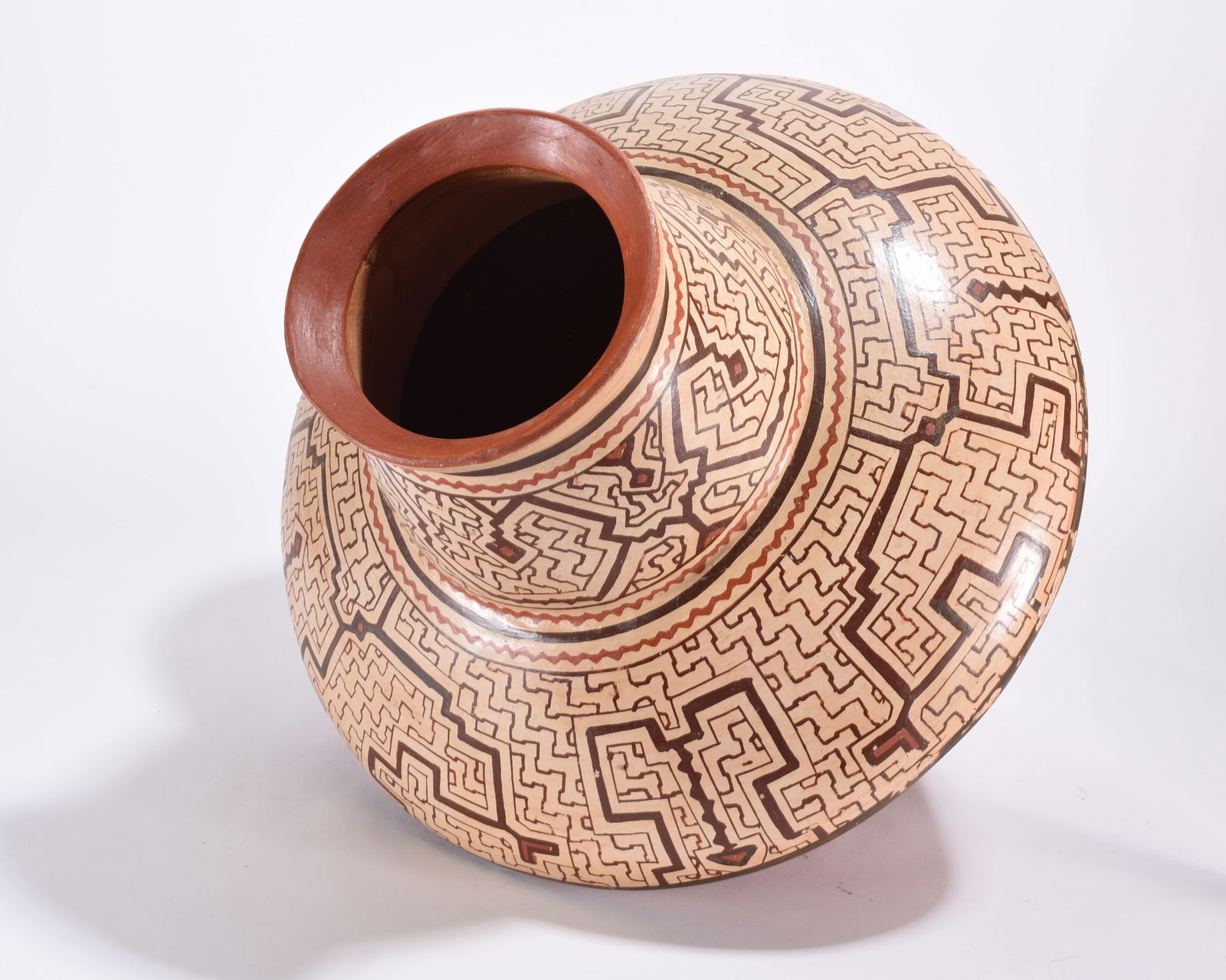 Peruvian Large Pottery Vessel - 4