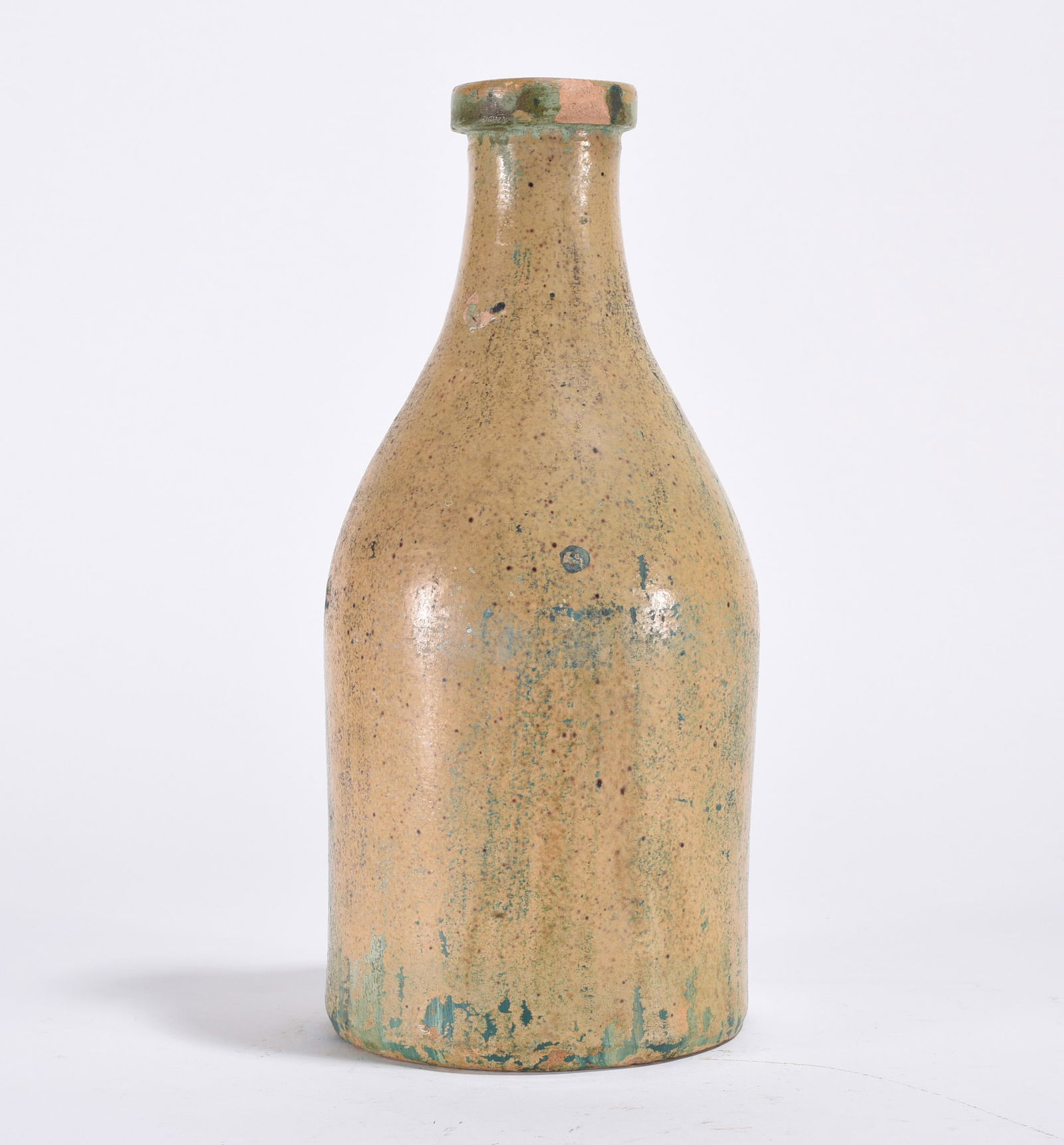 Early North Carolina Stoneware Bottle ca. 1900: Early North Carolina Stoneware Bottle ca. 1901