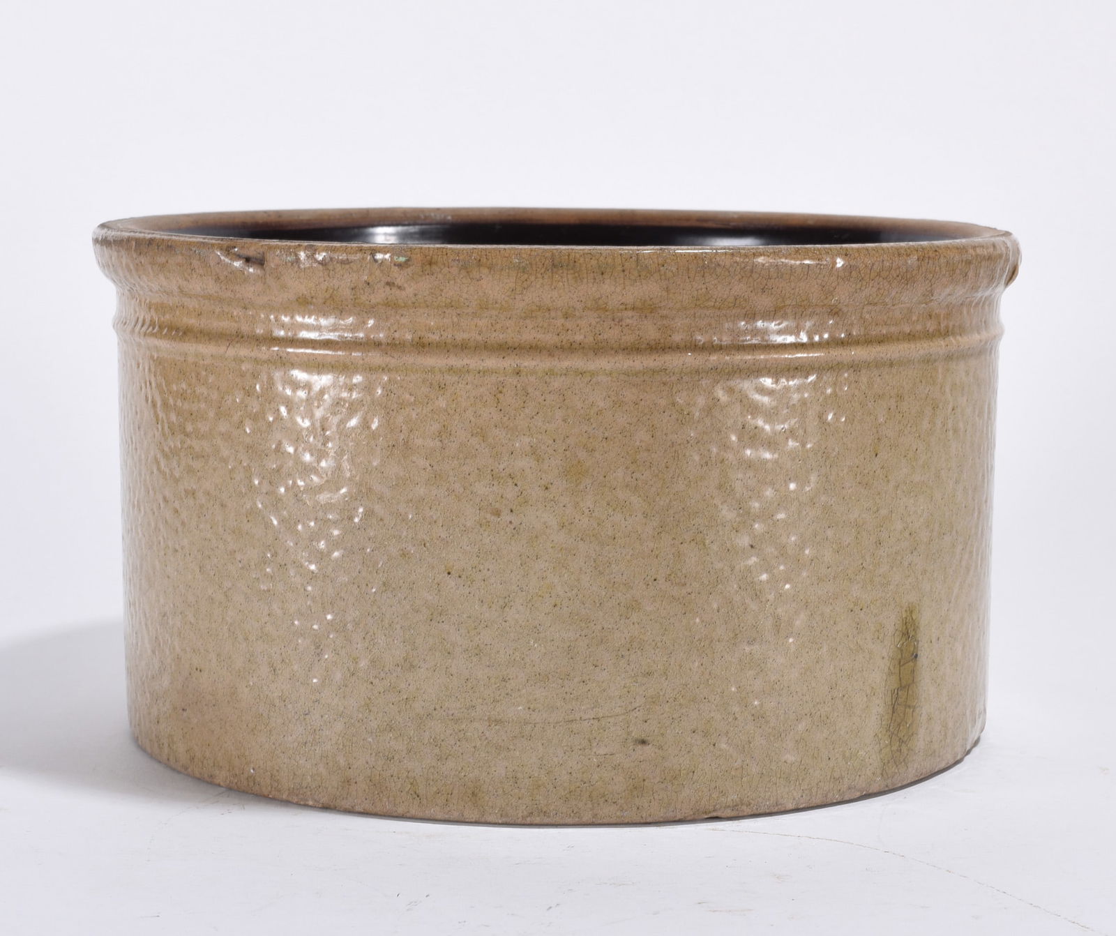 Salt Glaze Storage Jar ca. 1890: Salt Glaze Storage Jar ca. 1891