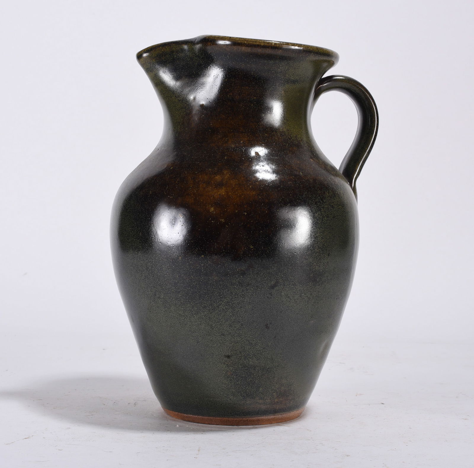 CB Craven Jugtown Frogskin Glaze Pitcher: CB Craven Jugtown Frogskin Glaze Pitcher