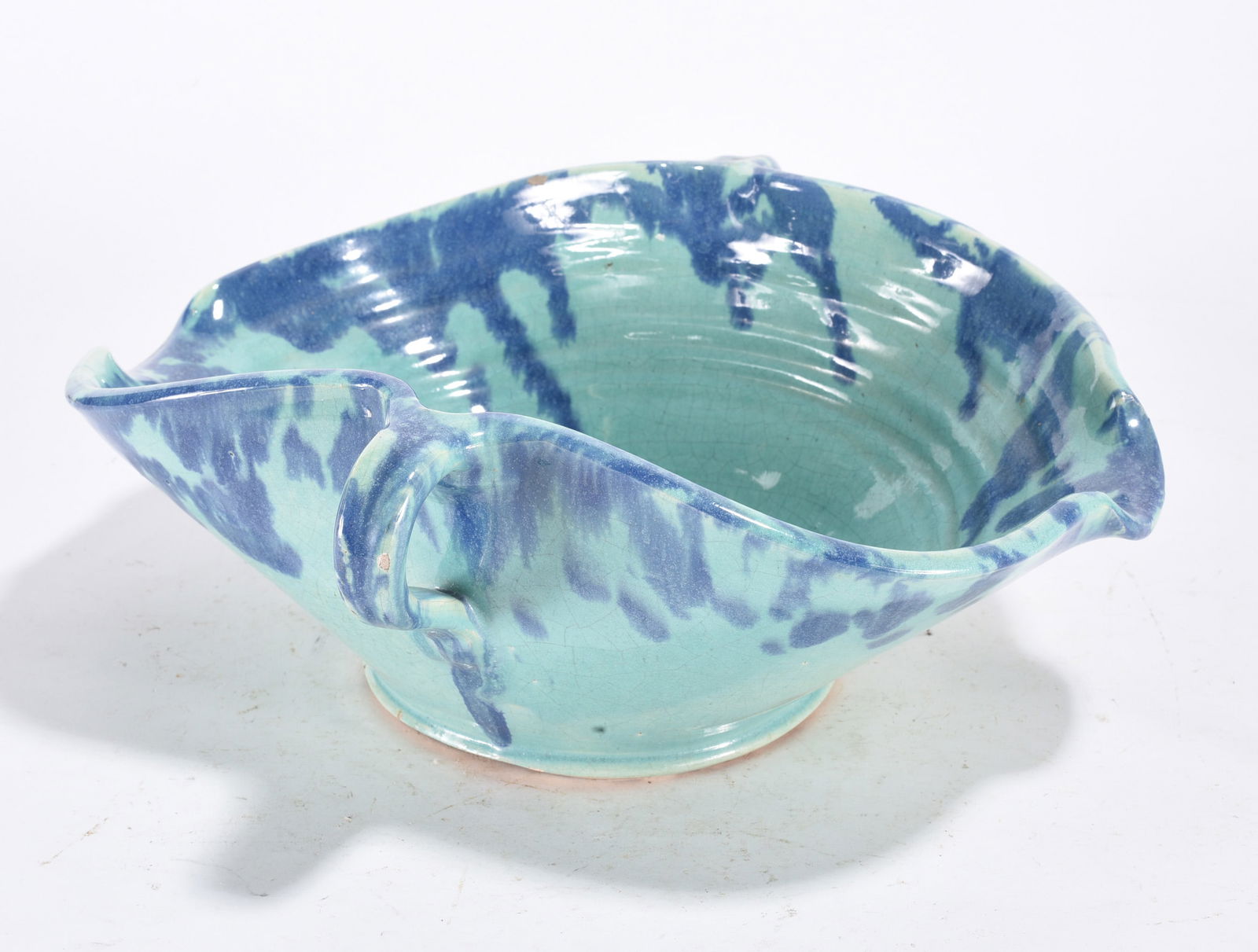 Cole Pottery Decorated Basket: Cole Pottery Decorated Basket