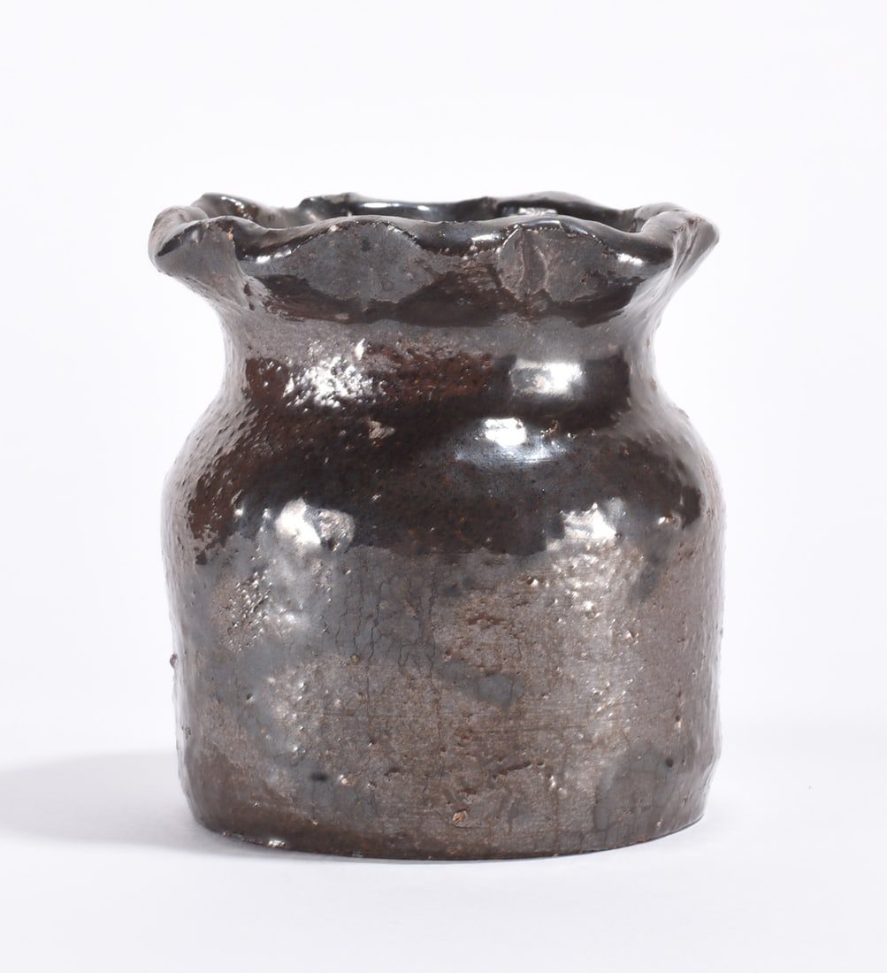 North Carolina Pottery Vase att. Hartsoe ca. 1900: North Carolina Pottery Vase att. Hartsoe ca. 1901