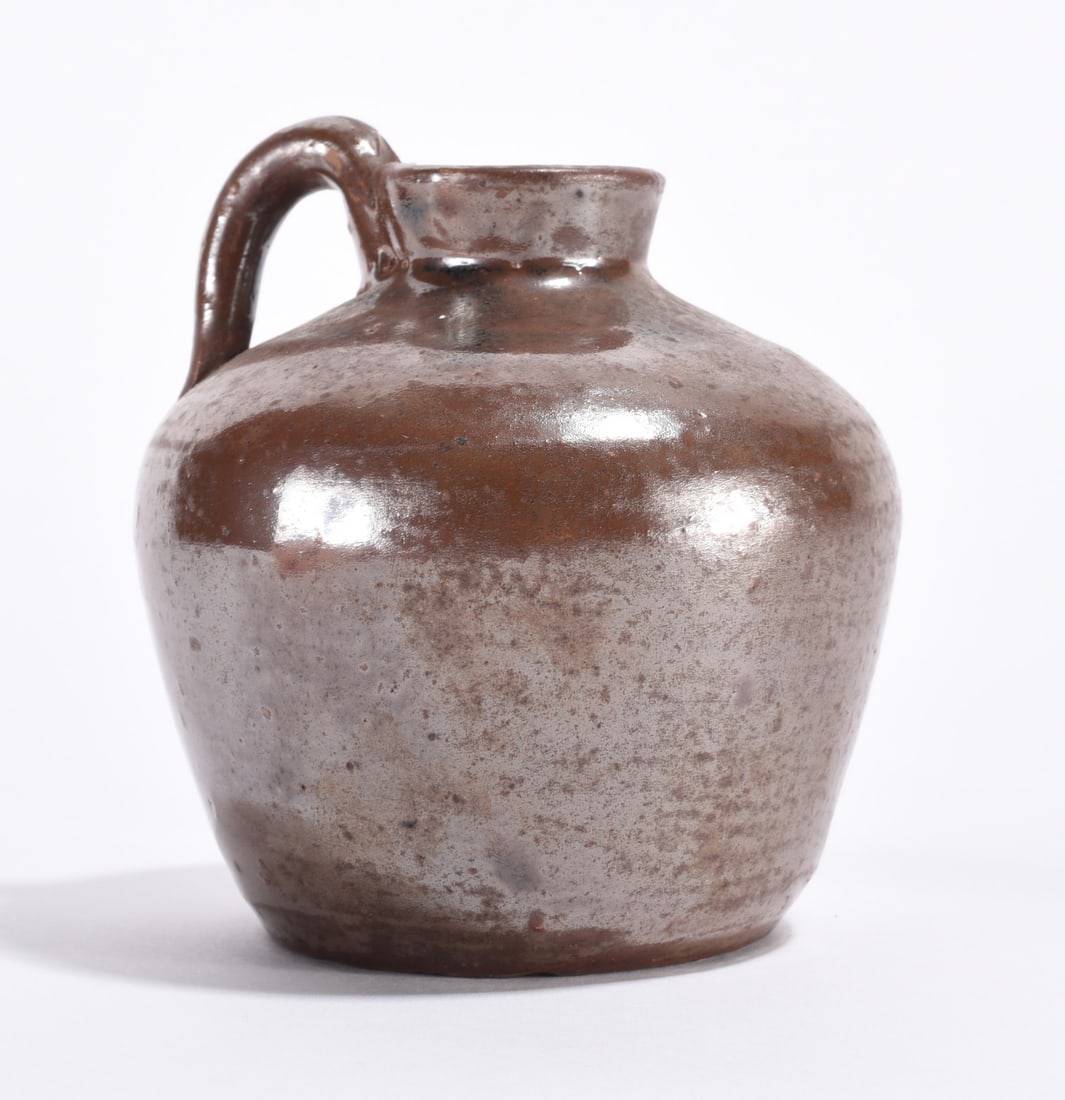 Small NC Pottery Jug ca. 1900: Small NC Pottery Jug ca. 1901