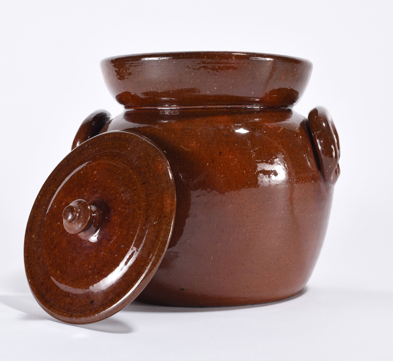 Ben Owen Master Potter Bean Pot ca. 1930: Ben Owen Master Potter Bean Pot ca. 1931