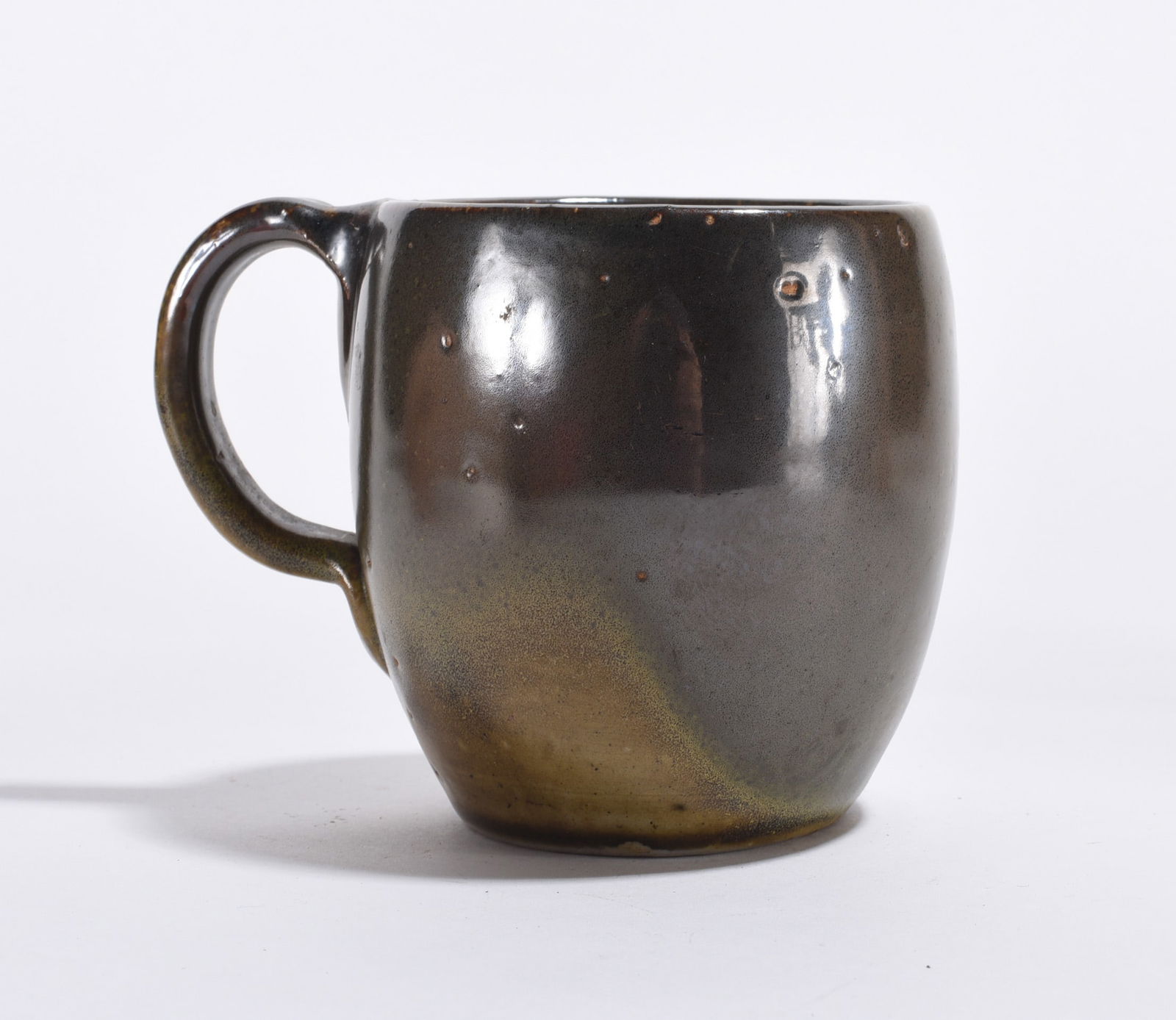 Jugtown Pottery Frogskin Glaze Mug (1 of 3)