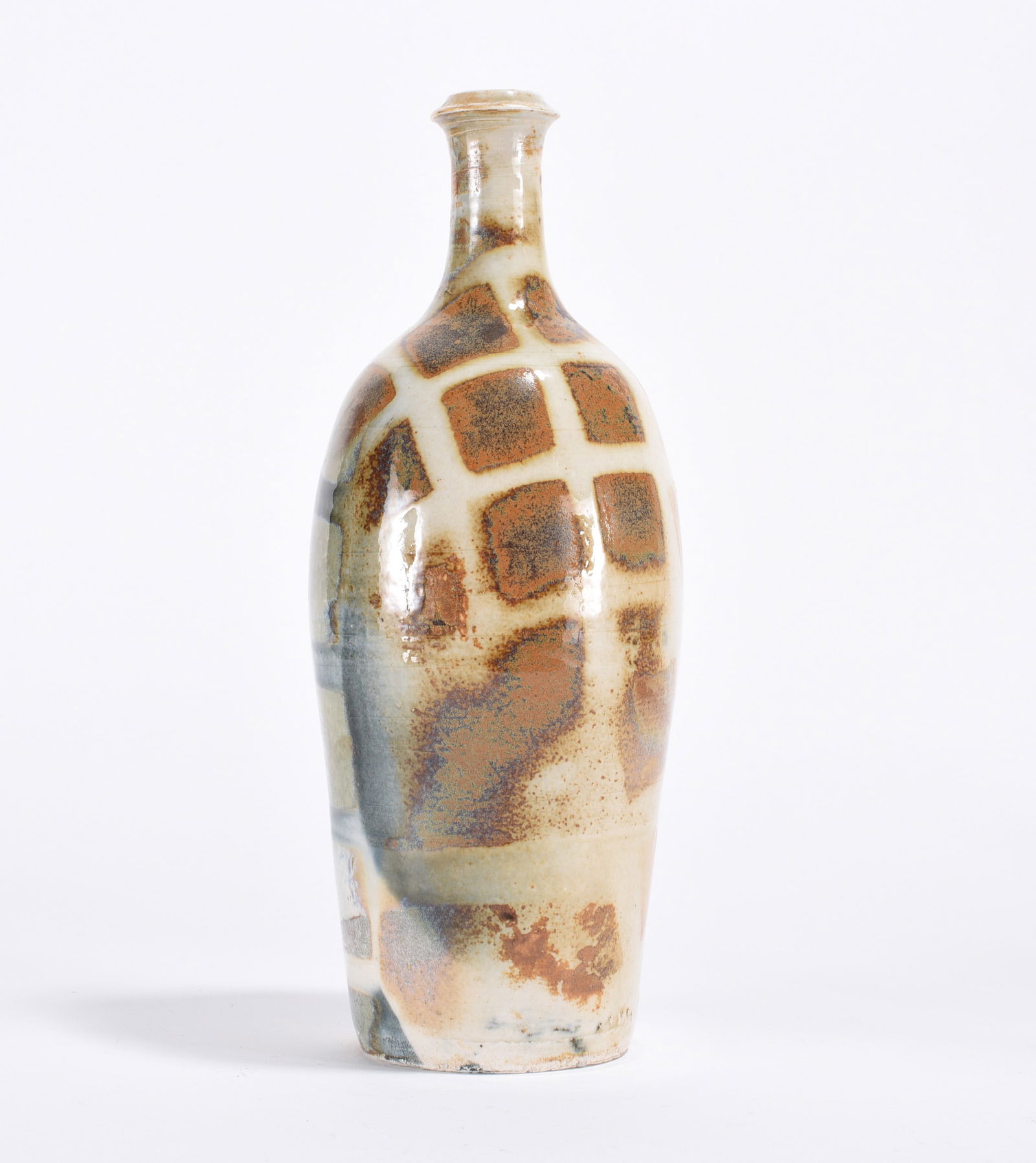 North Carolina Studio Pottery Bottle (1 of 3)