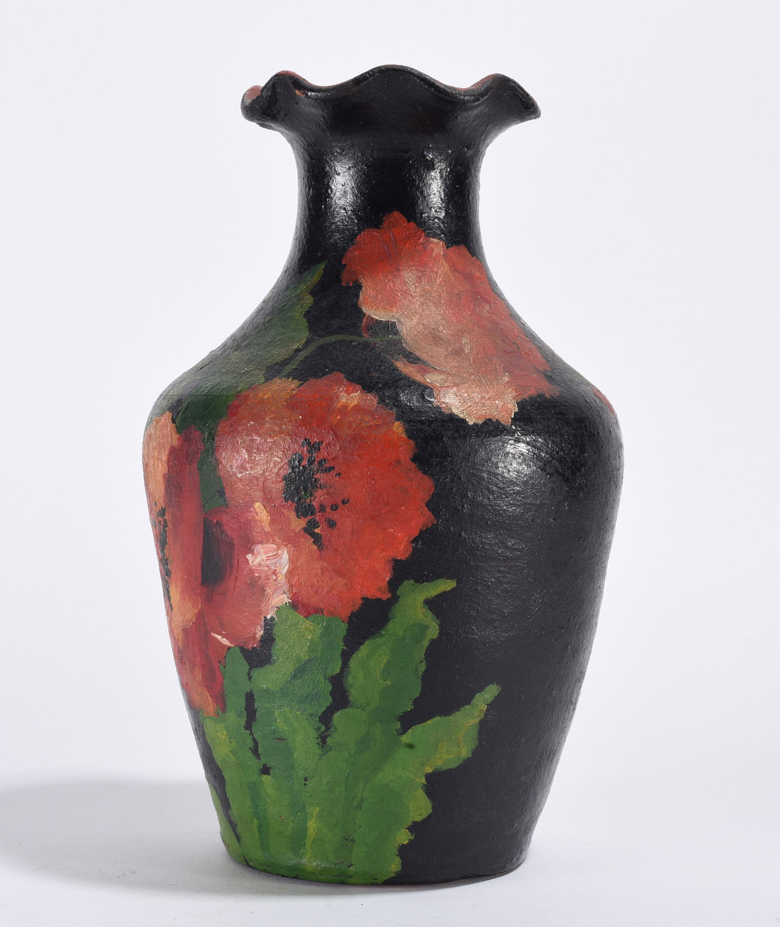 Hilton Pottery Vase ca. 1940 Cold Painted: Hilton Pottery Vase ca. 1940 Cold Painted