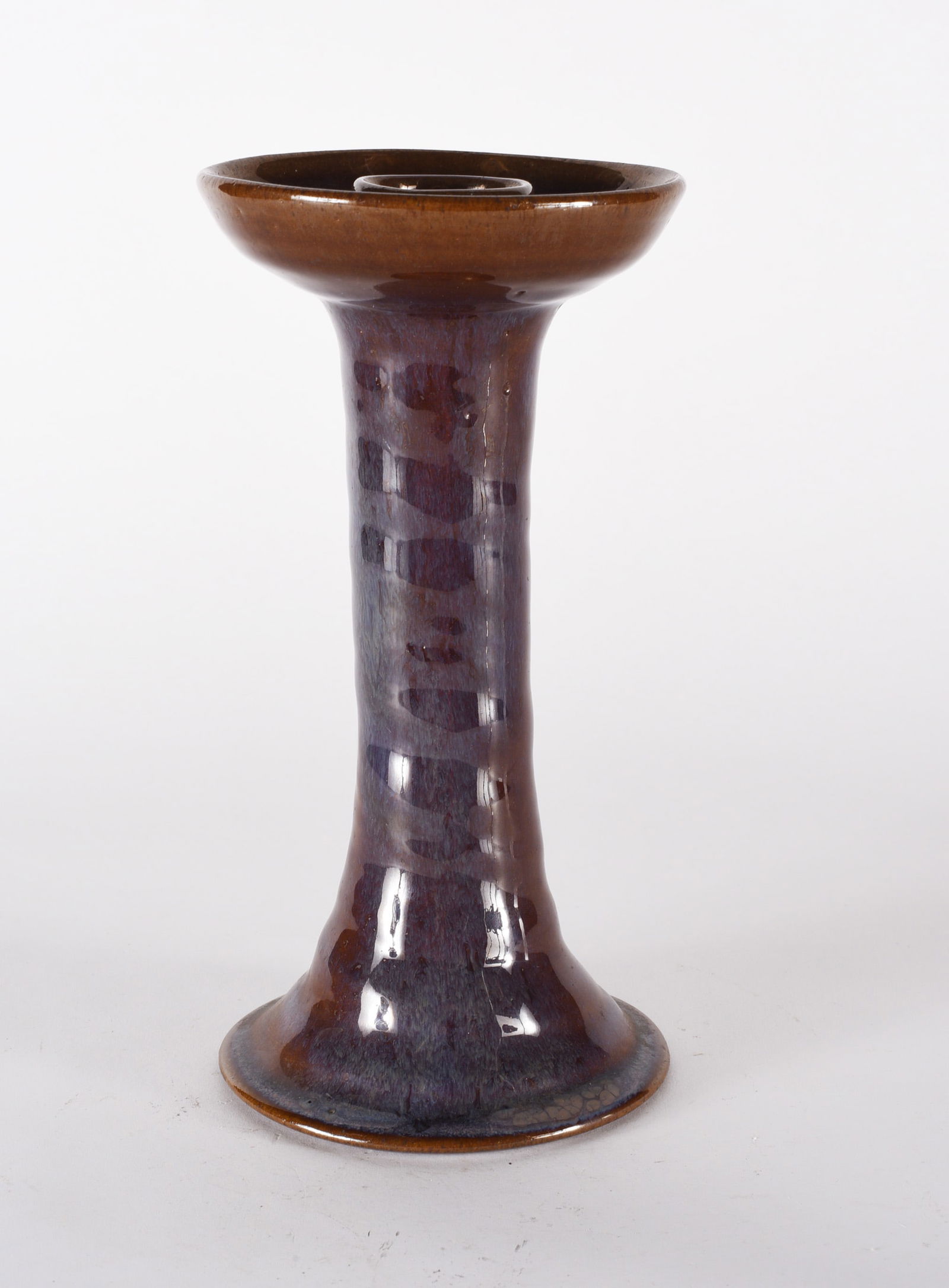 Neollia Cole Cole Pottery Candlestick ca. 1950: Neollia Cole Cole Pottery Candlestick ca. 1951