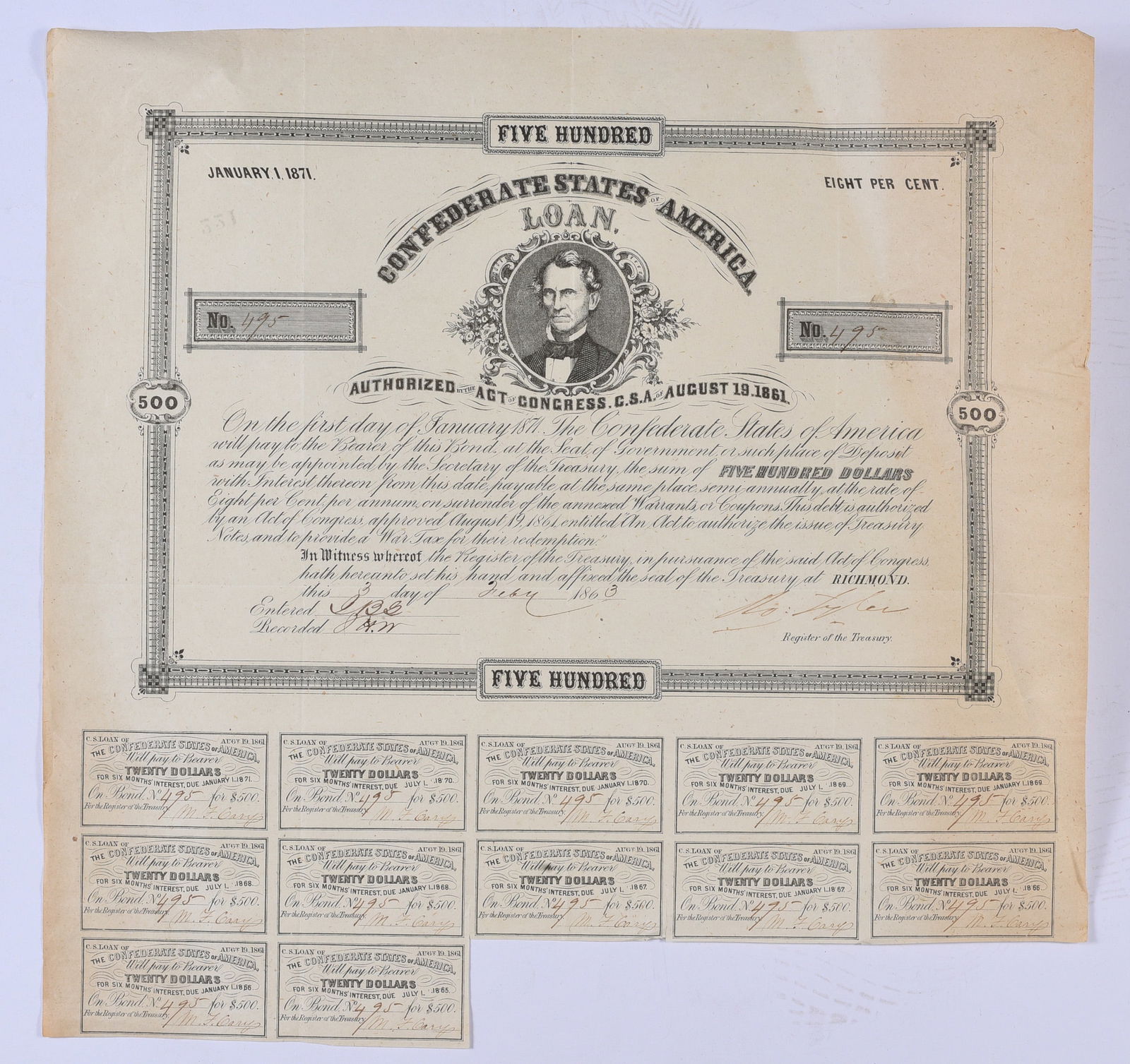 Confederate War Bonds (1 of 2)