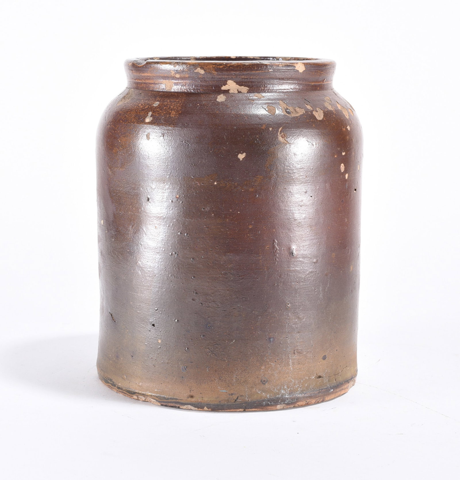New England Stoneware Jar ca. 1890 (1 of 3)