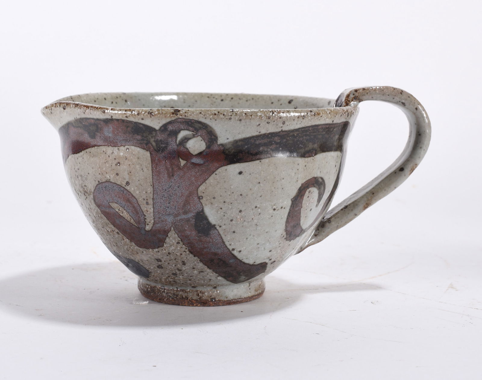 North Carolina Pottery Slip Decorated Tea Cup (1 of 3)