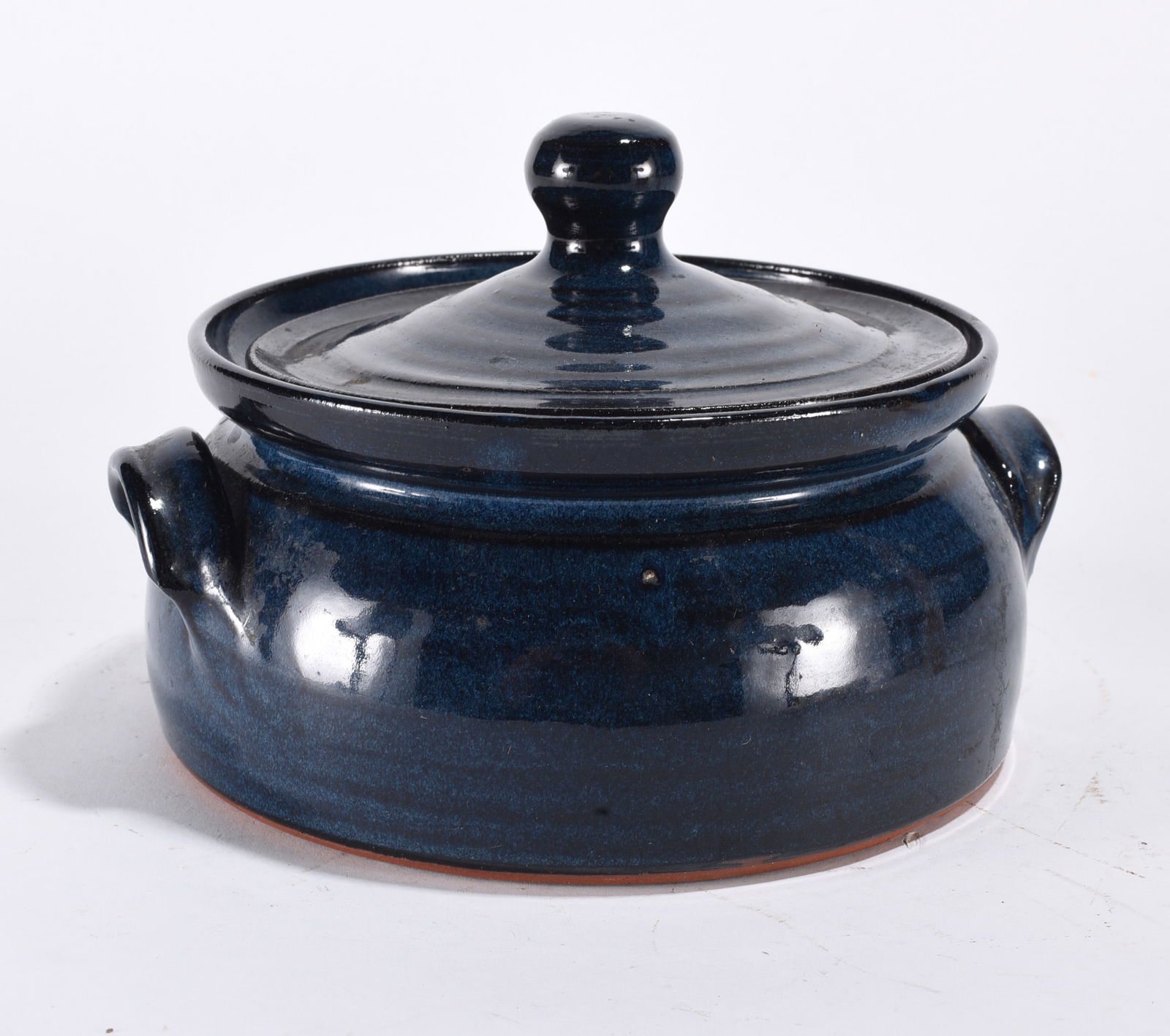 Signed North Carolina Pottery Bean Pot (1 of 3)