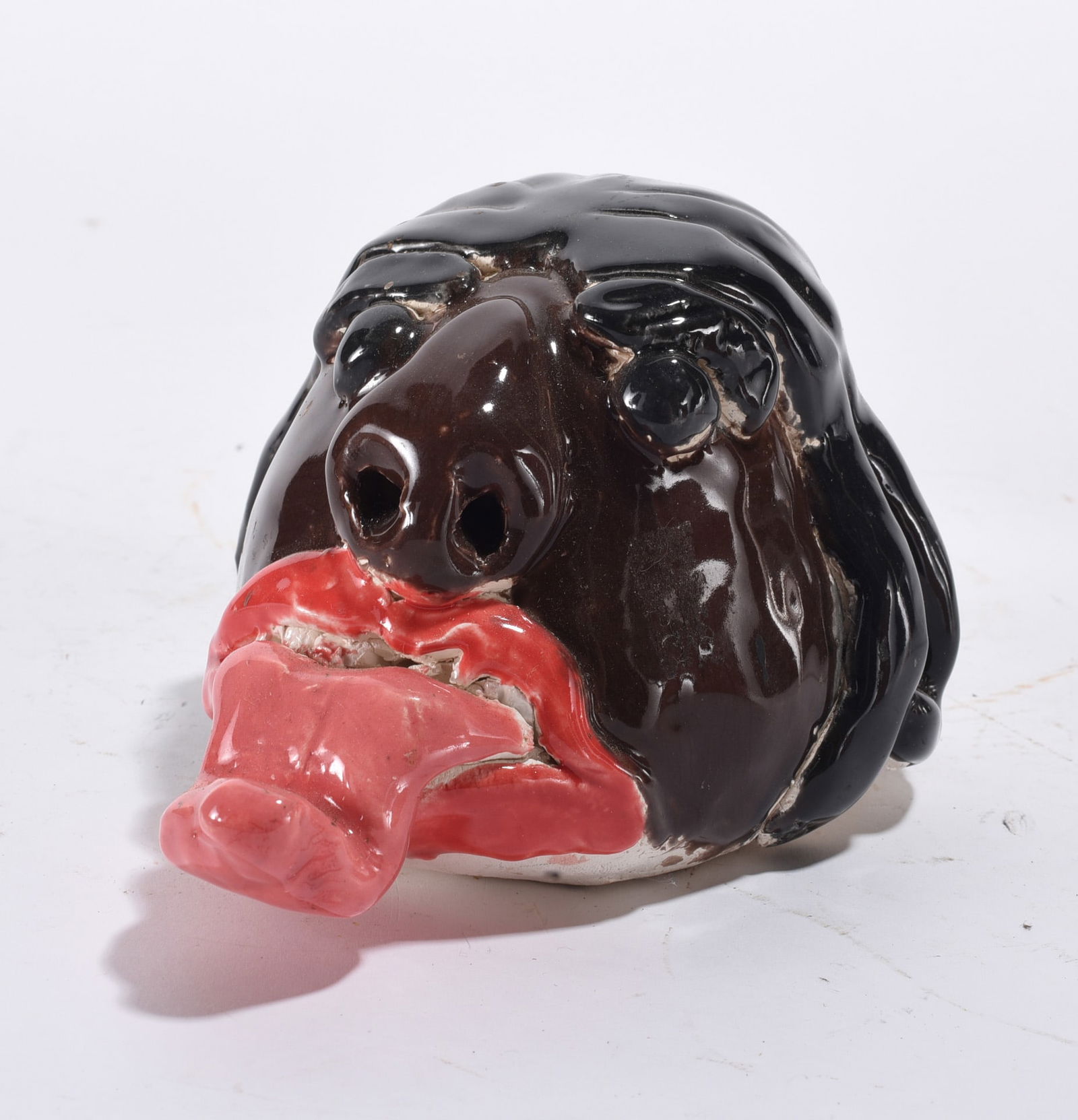 Folk Pottery Head (1 of 3)