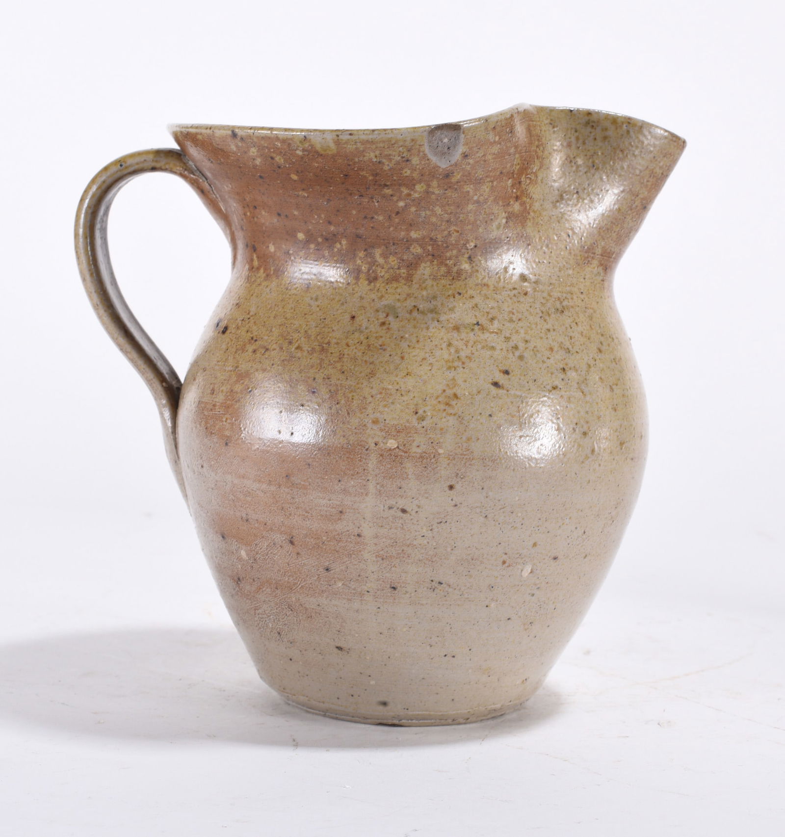 North Carolina Pottery Salt Glaze Pitcher ca. 1900 (1 of 3)