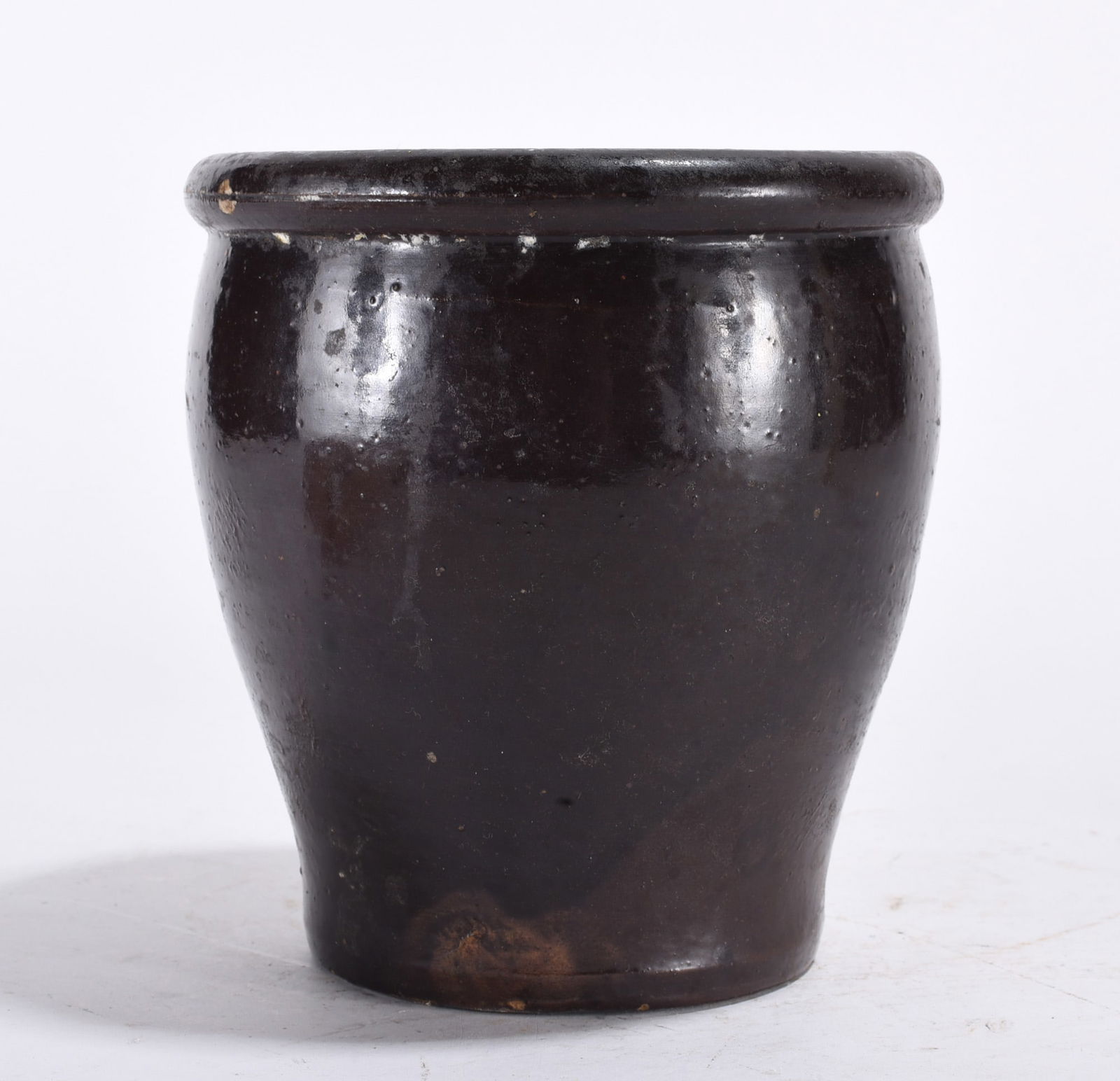 New England Pottery Jar ca. 1880 (1 of 3)