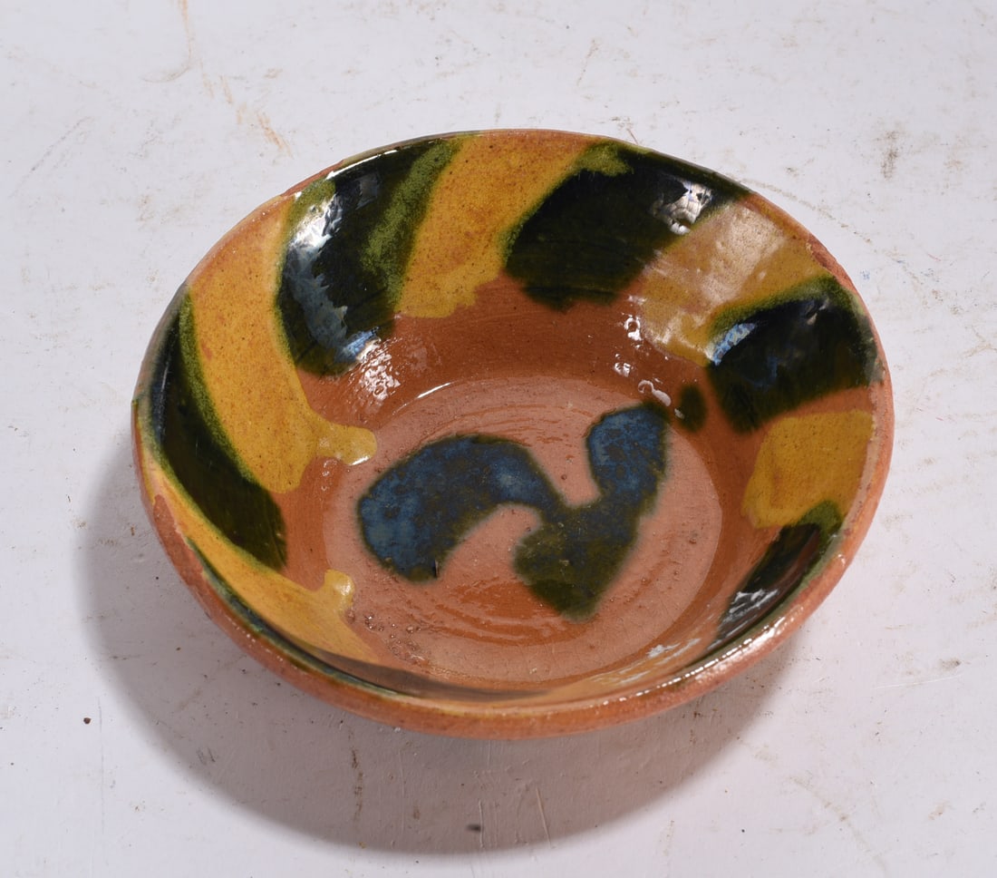 Small Slip Decorated Plate ca. 1880 (1 of 2)