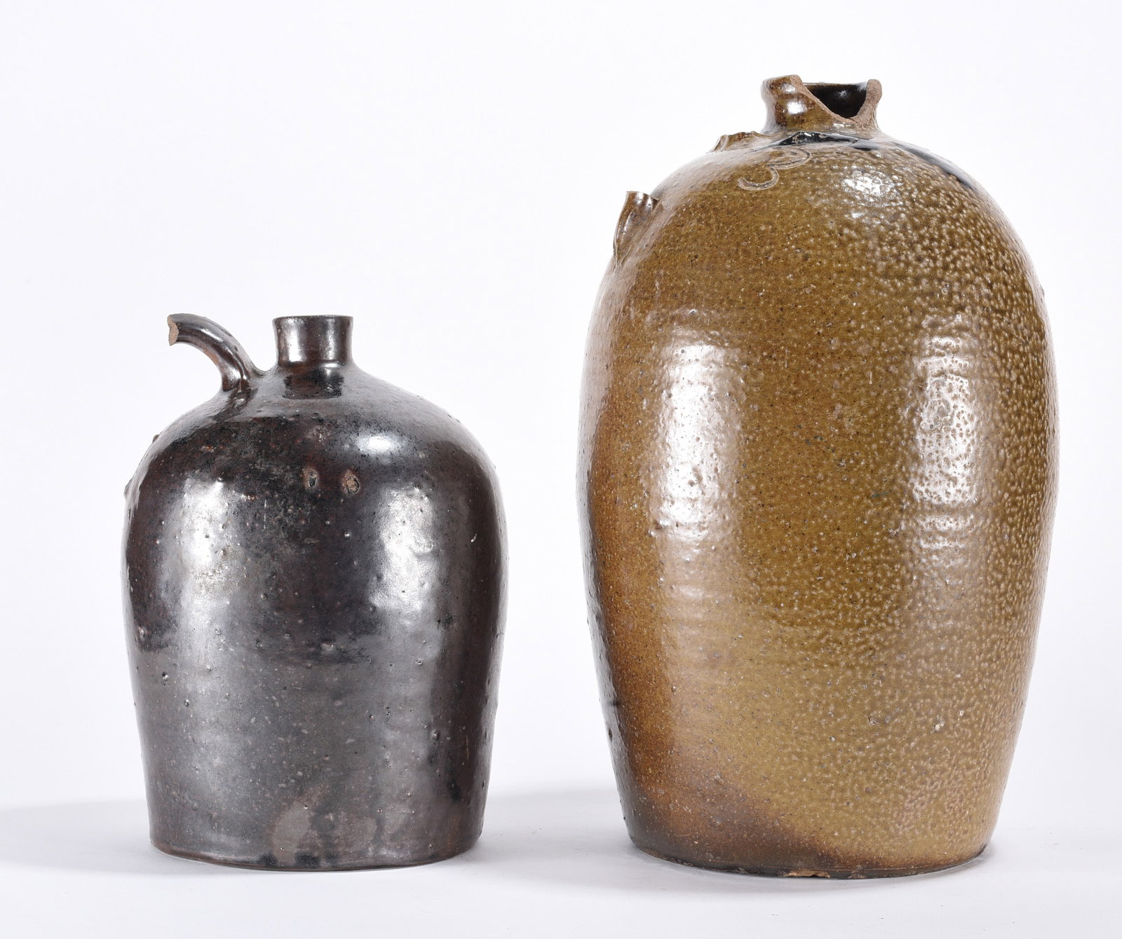 Southern Pottery Jugs ca. 1880 (1 of 3)
