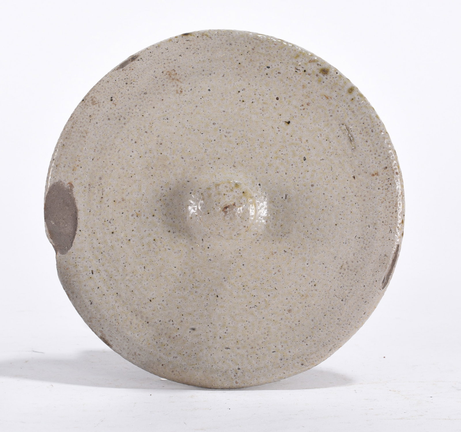 Salt Glaze North Carolina Pottery Lid ca. 1880 (1 of 2)