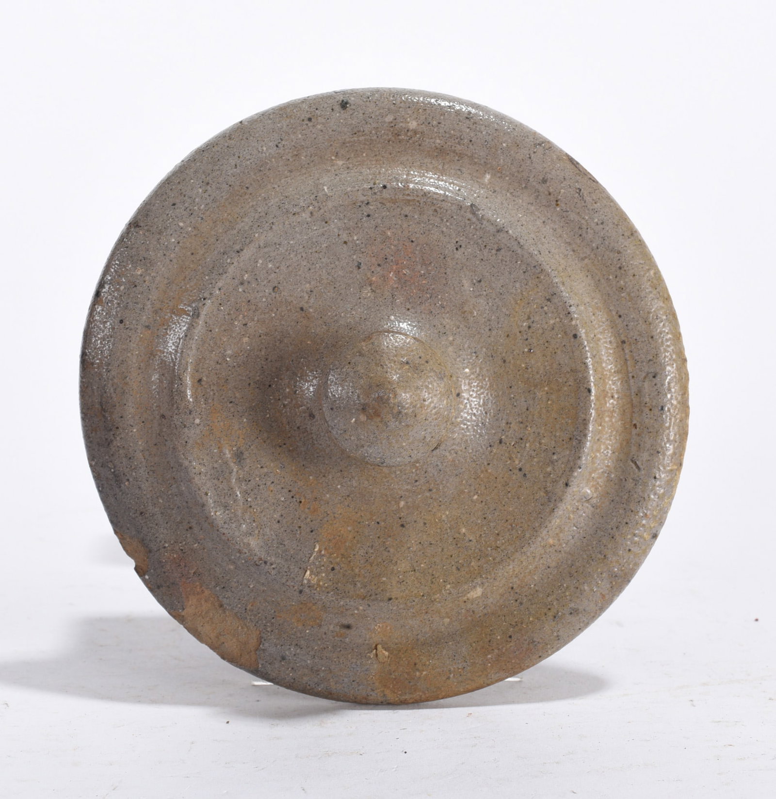 Salt Glaze North Carolina Pottery Lid ca. 1880 (1 of 2)