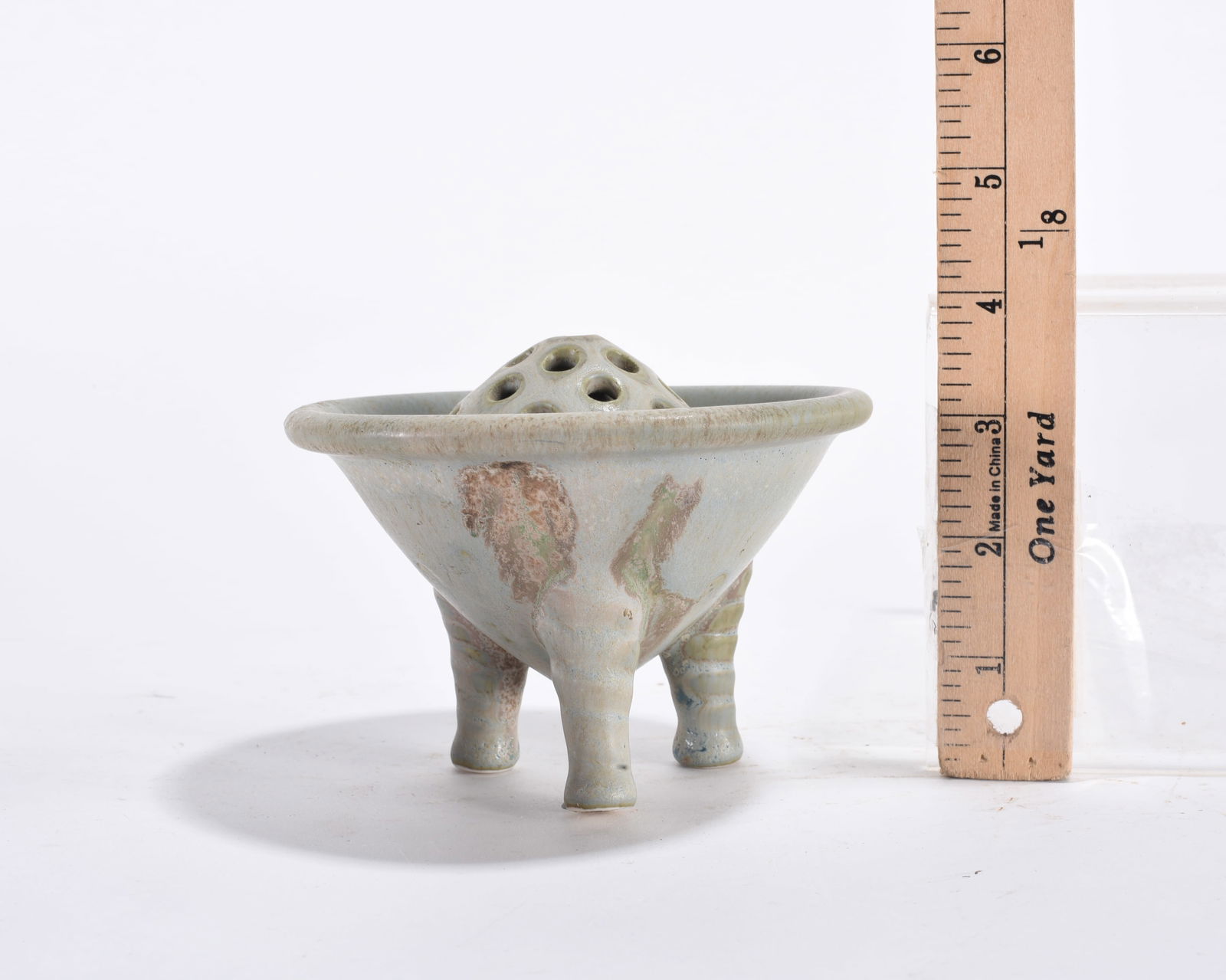 Pottery Flower Frog - 2
