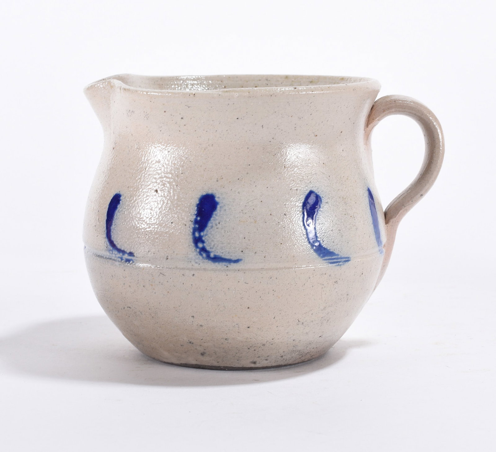 Owens Pottery Miniature Salt Glaze Pitcher (1 of 2)