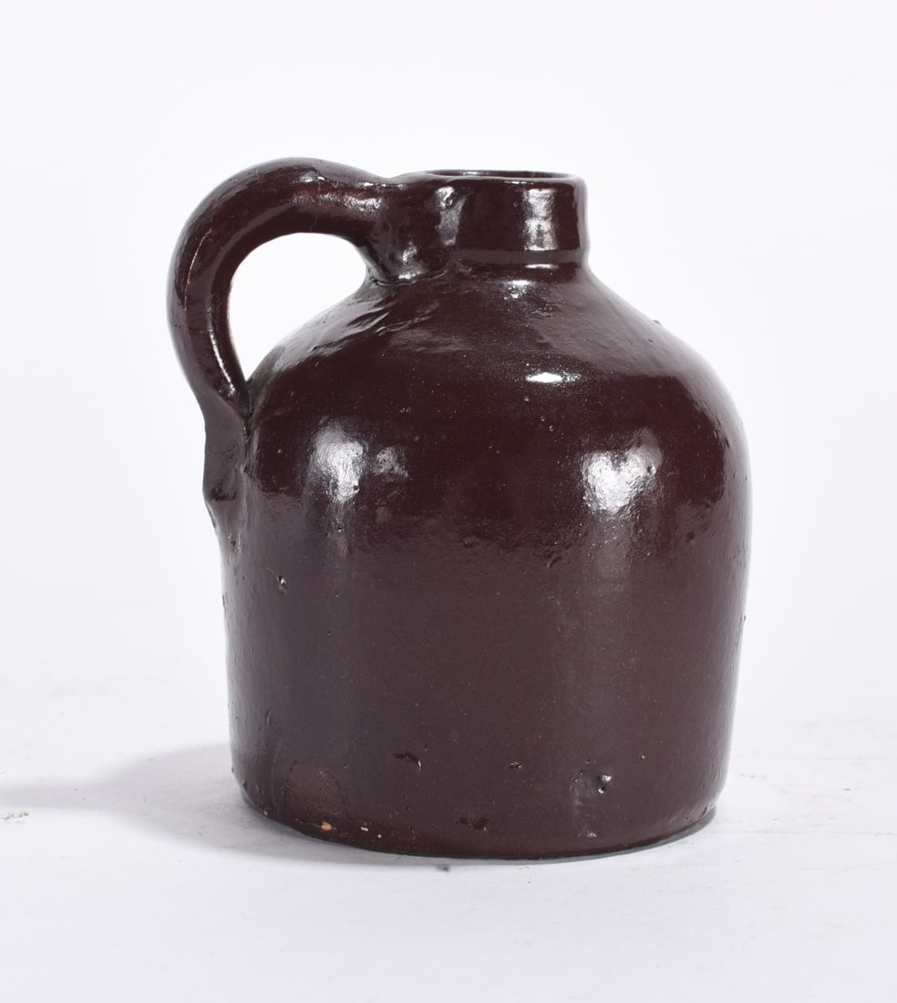 New England Pottery Miniature Jug ca. 1900 (1 of 2)