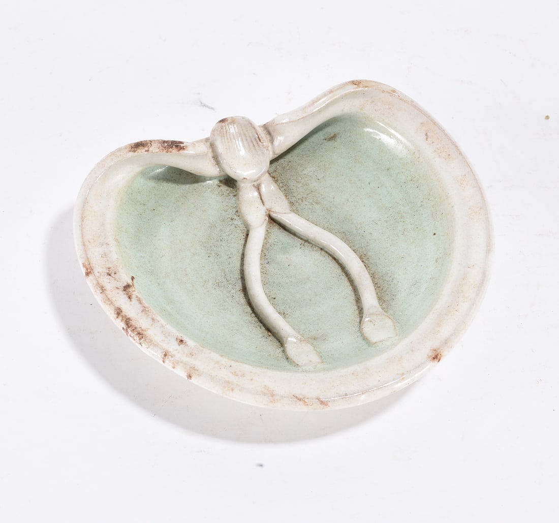 Studio Pottery Miniature Low Bowl (1 of 2)